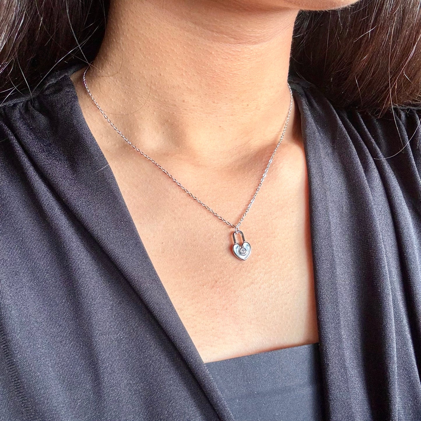 Heart Necklace 925 Silver