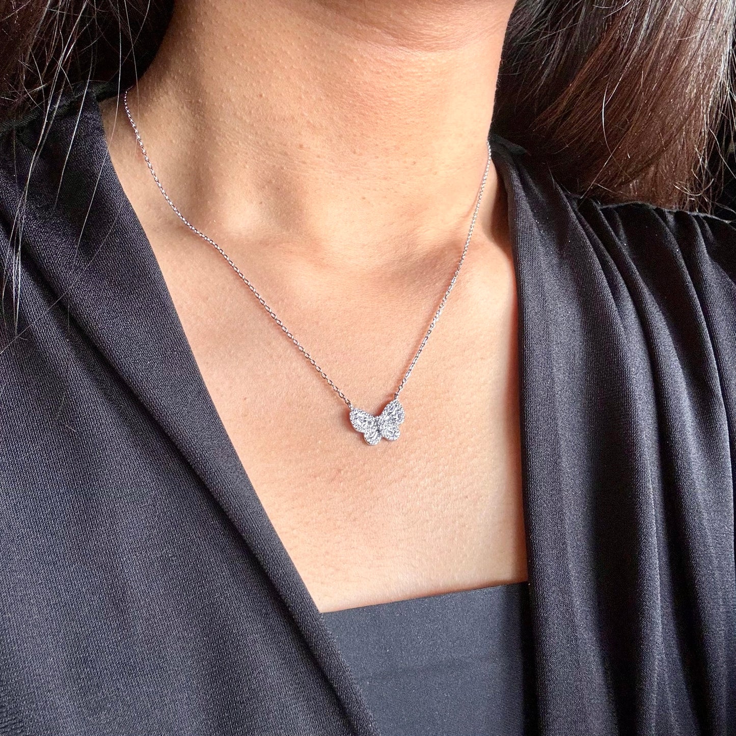 Butterfly Necklace 925 Silver
