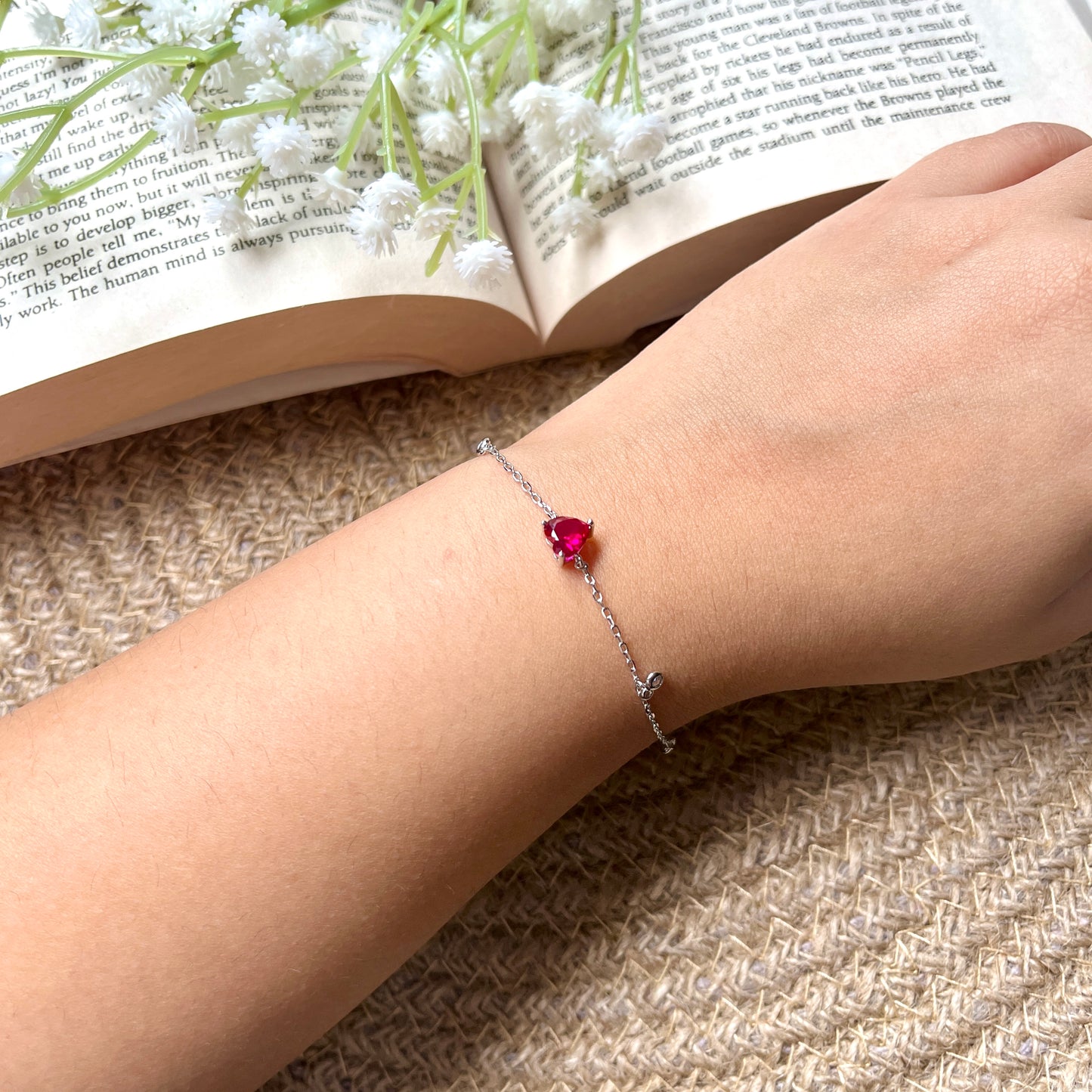 Rare Love Heart Bracelet 925 Silver