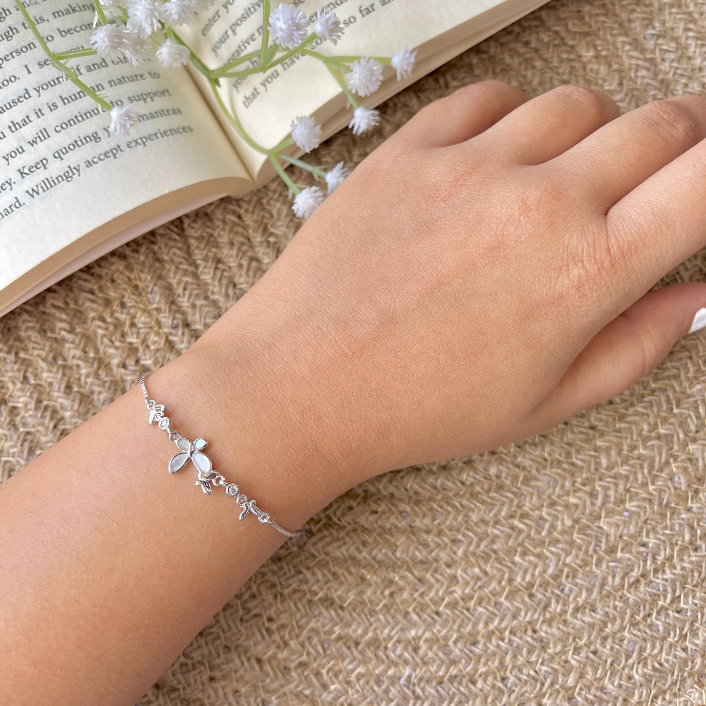 Butterfly Bracelet 925 Silver