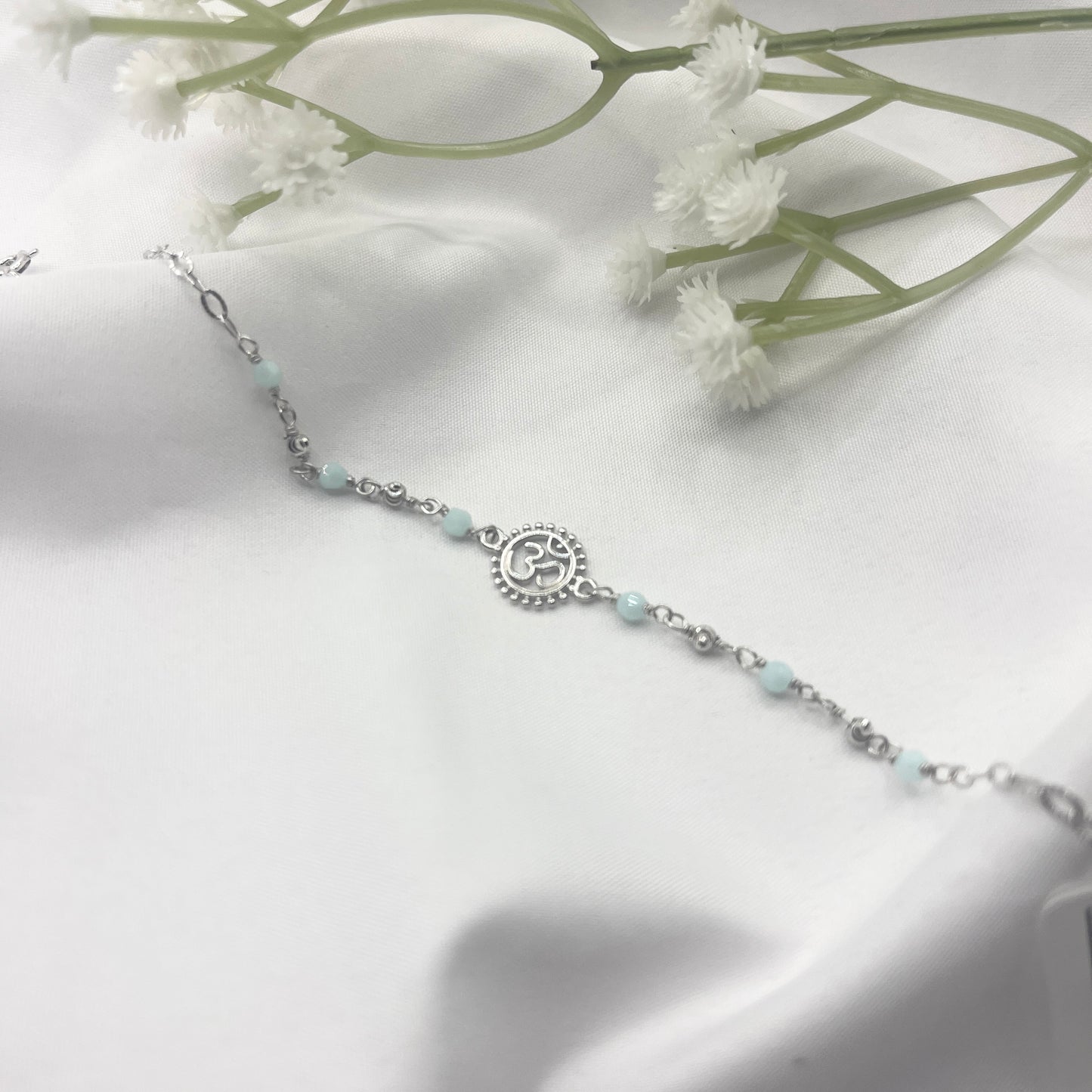 Om Bracelet 925 Silver