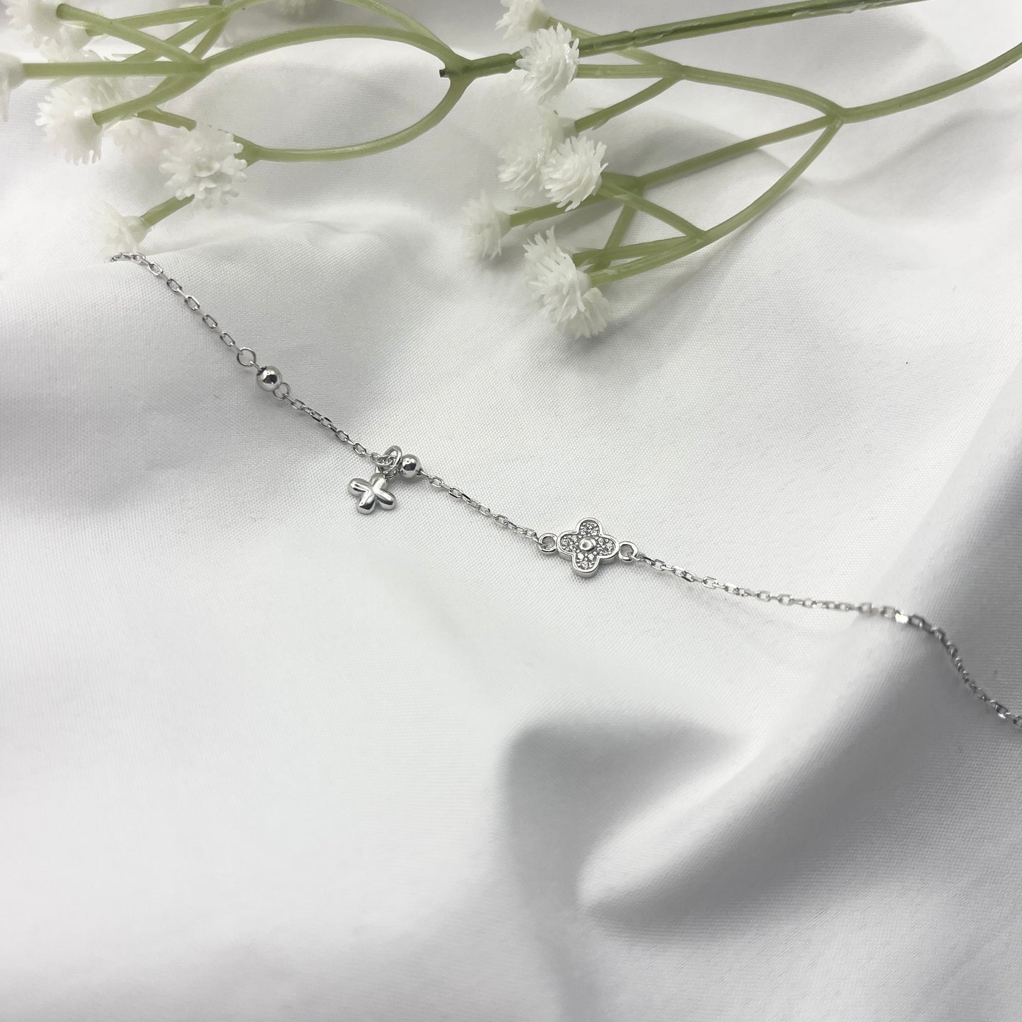 Clover Bracelet 925 Silver