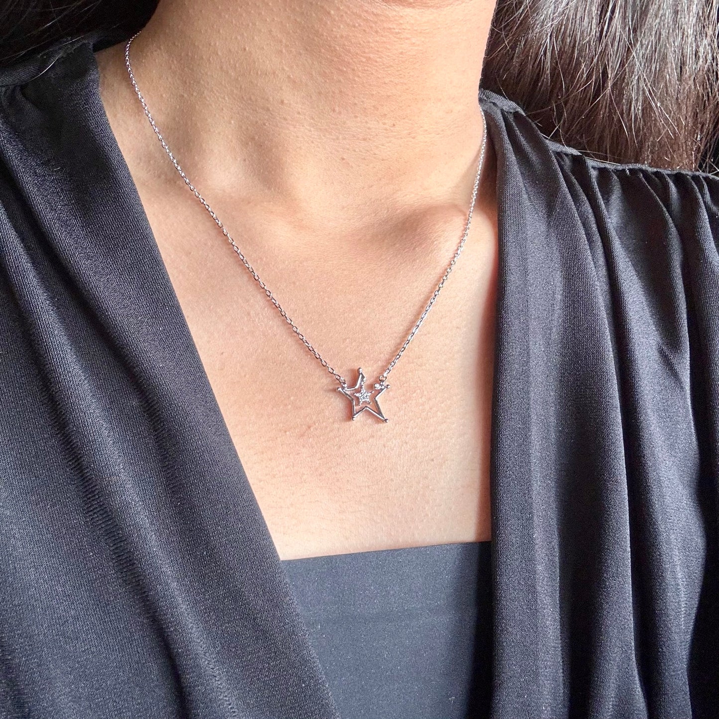 Star Necklace 925 Silver