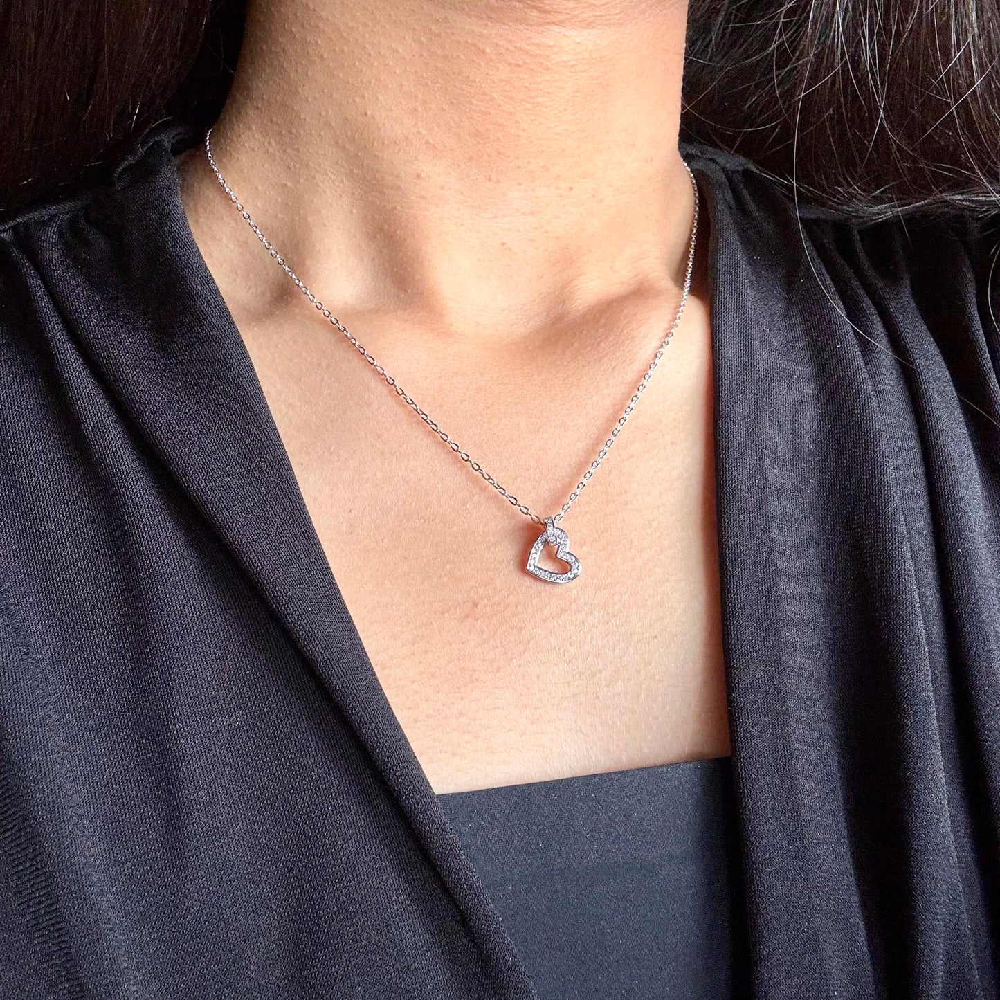 Heart Necklace 925 Silver