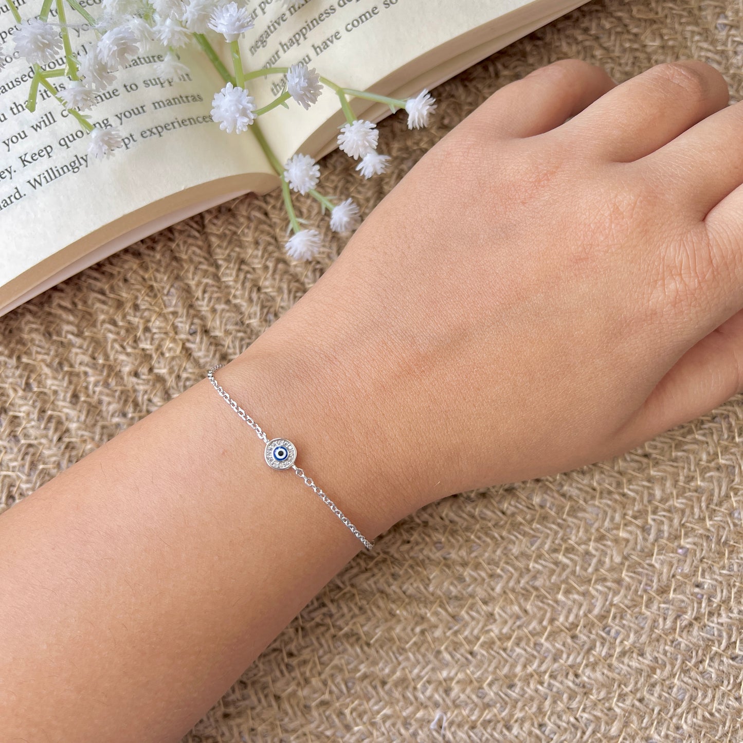 Evil Eye Bracelet 925 Silver