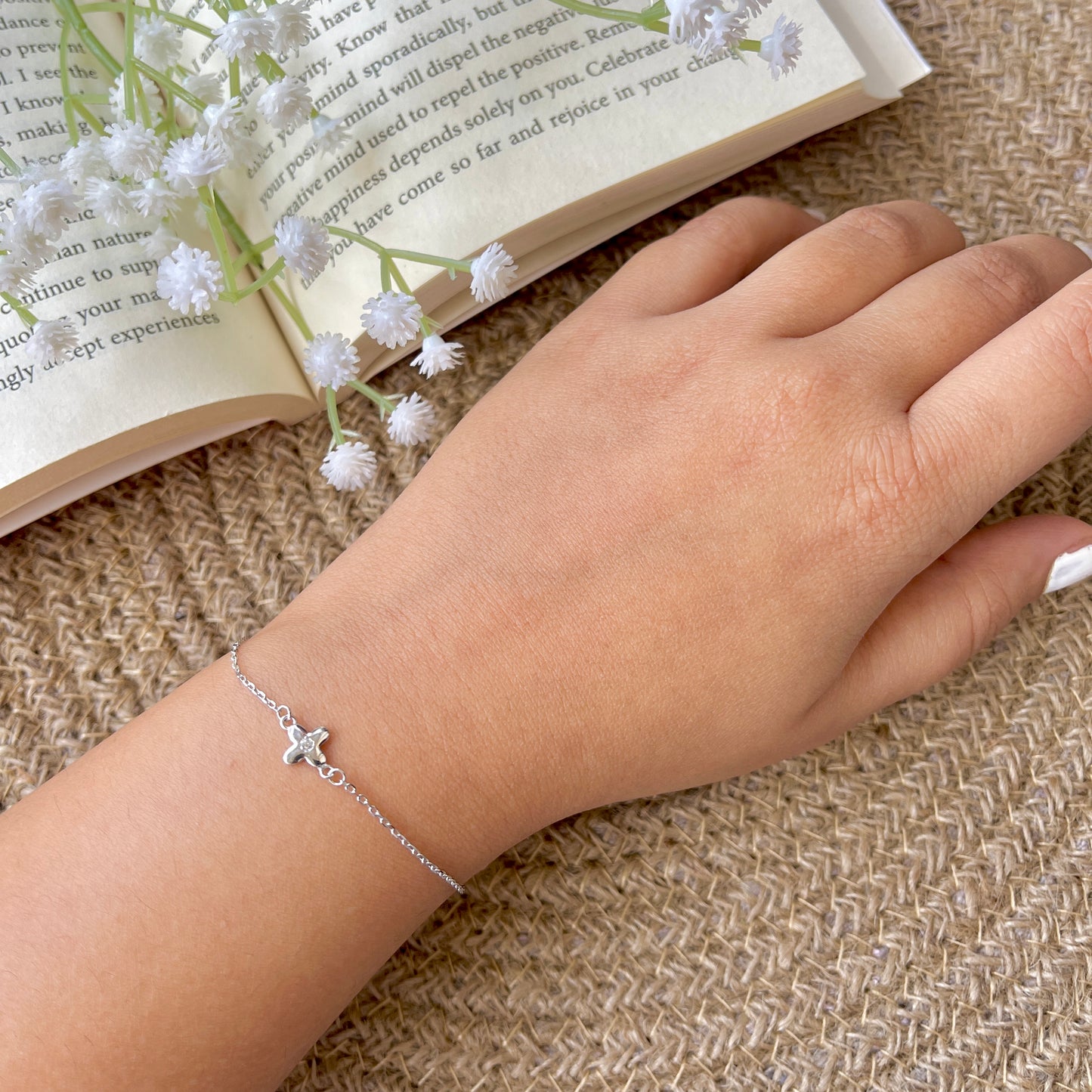 Mini Clover Bracelet 925 Silver