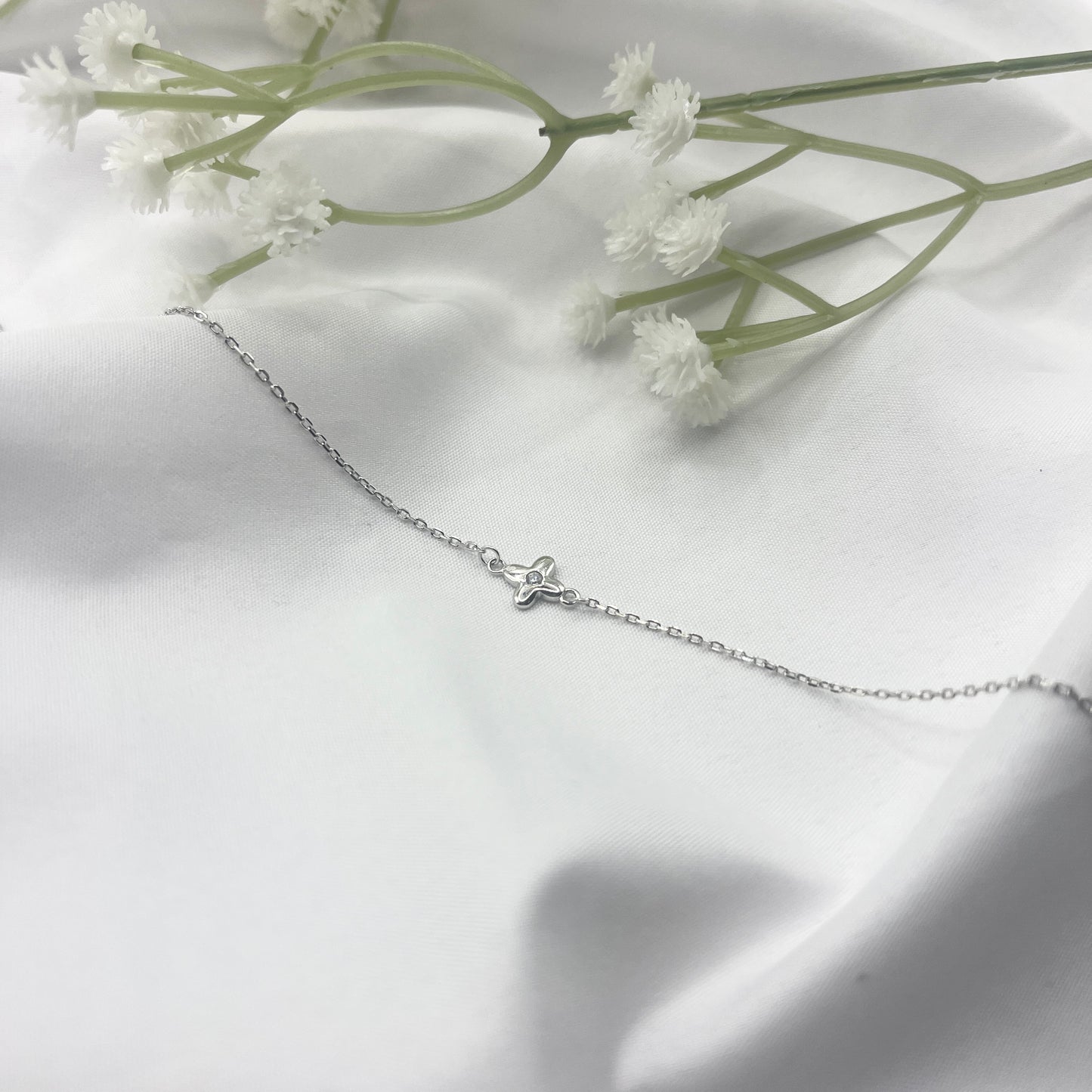Mini Clover Bracelet 925 Silver