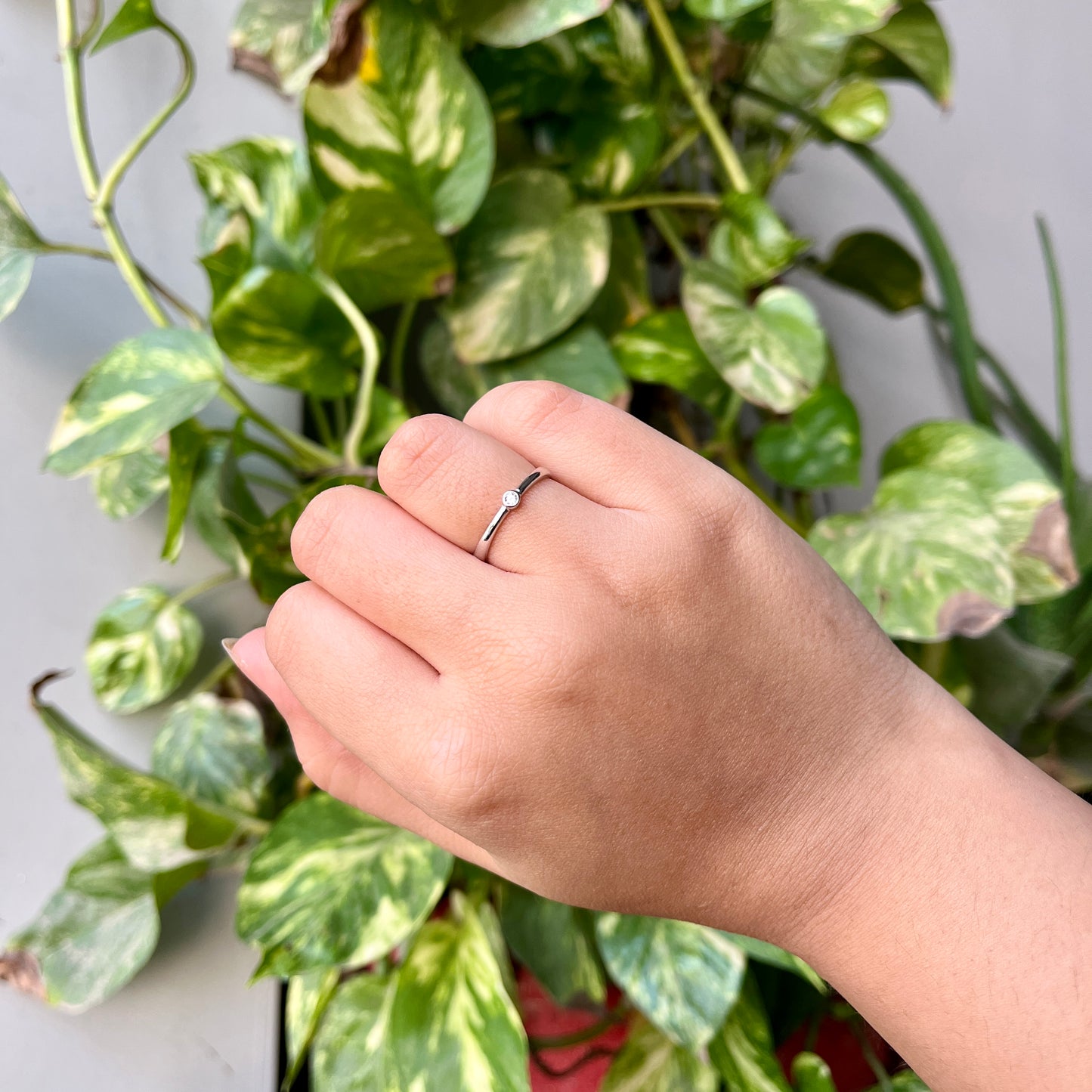 Mini Dot Ring 925 Silver