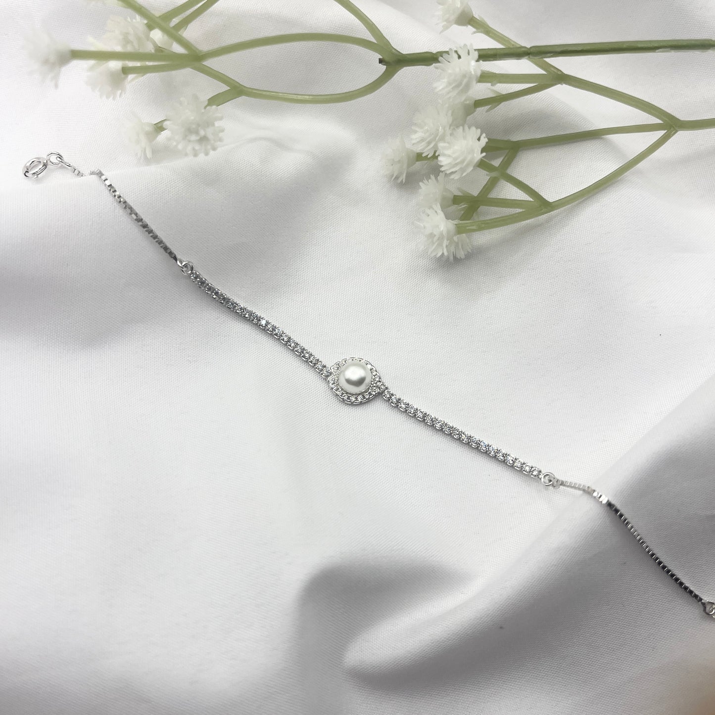 Luna Pearl Bracelet 925 Silver