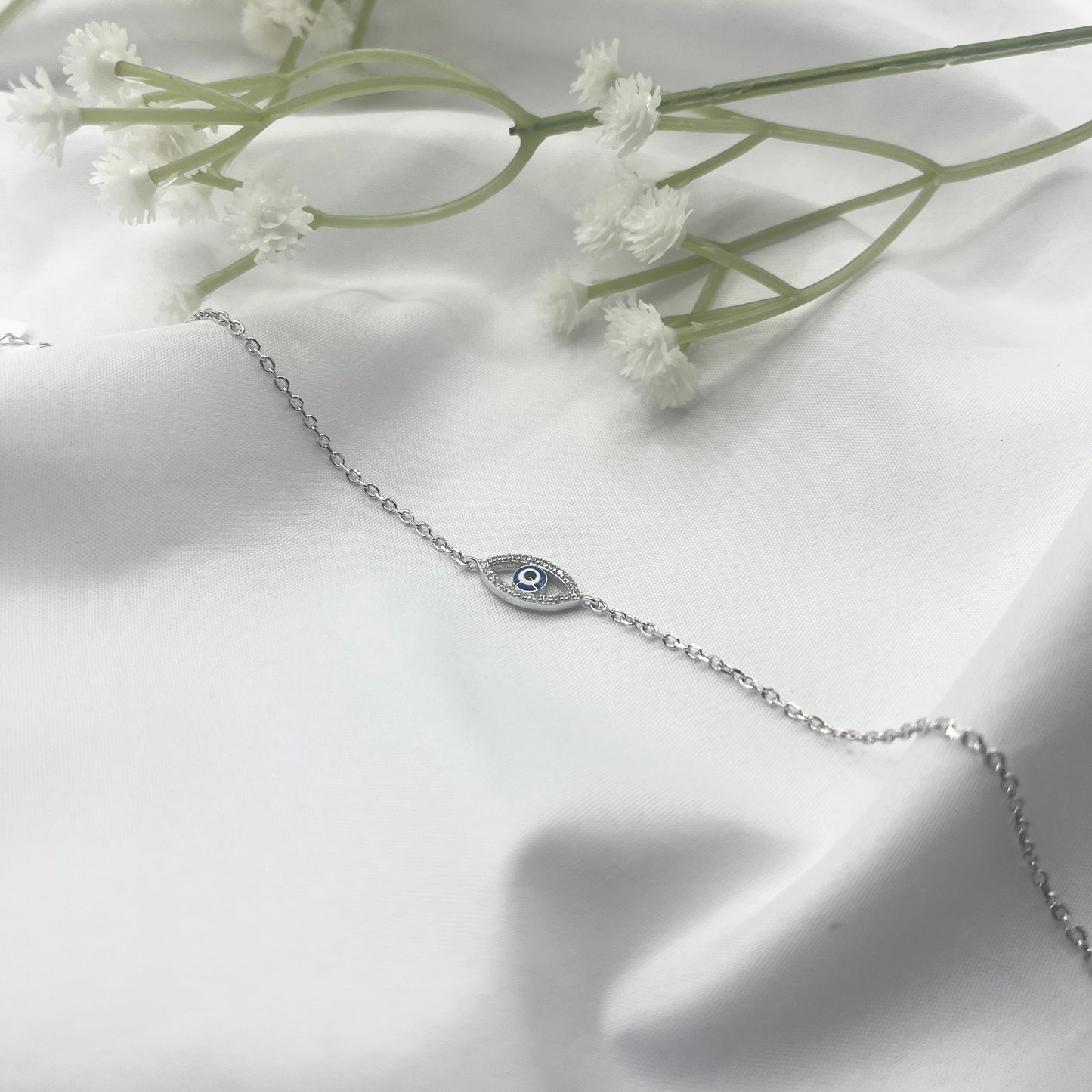 Evil Eye Bracelet 925 Silver