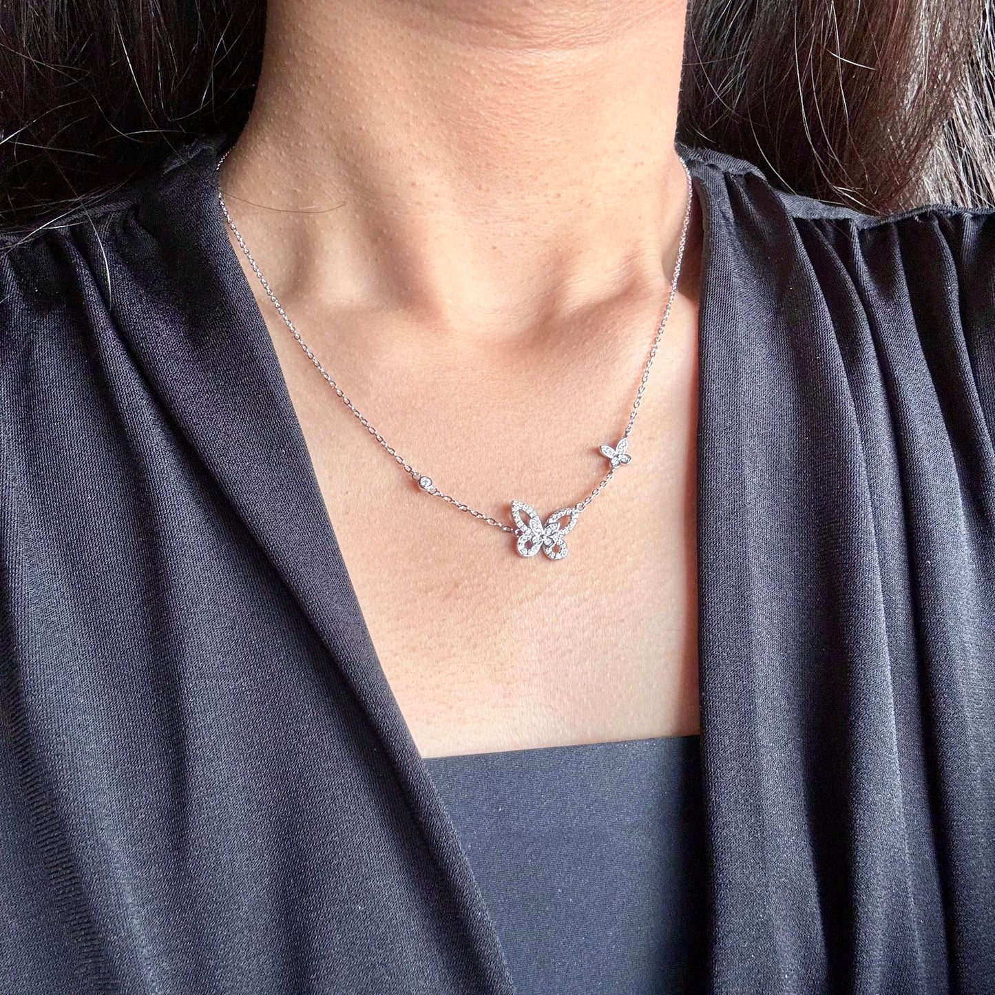 Butterfly Necklace 925 Silver