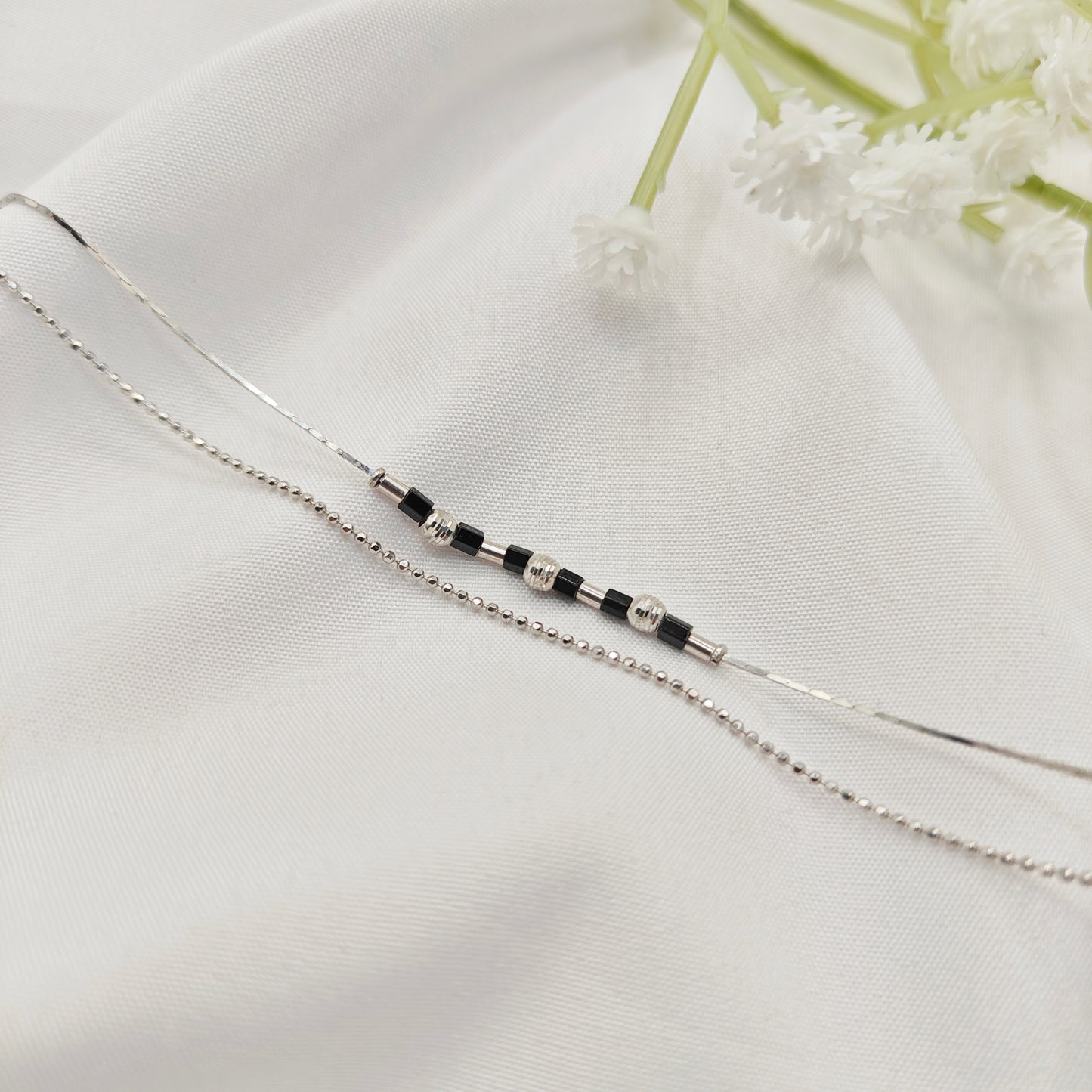 Solstice Layered Bracelet 925 Silver