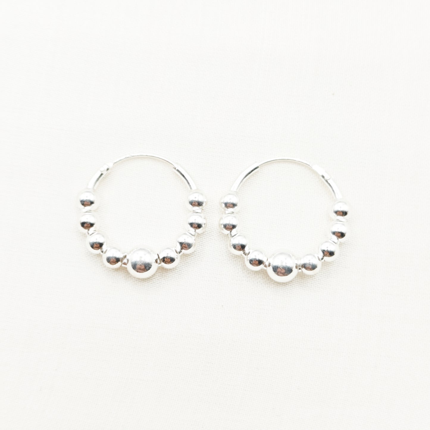 Cora Hoop Earrings 925 Silver