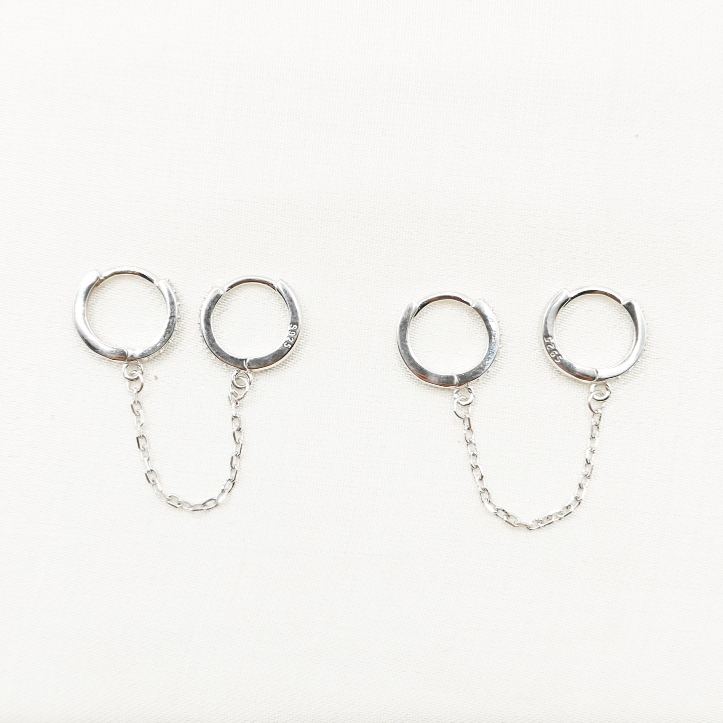 Ivy Hoop Earrings for 2 piero 925 Silver