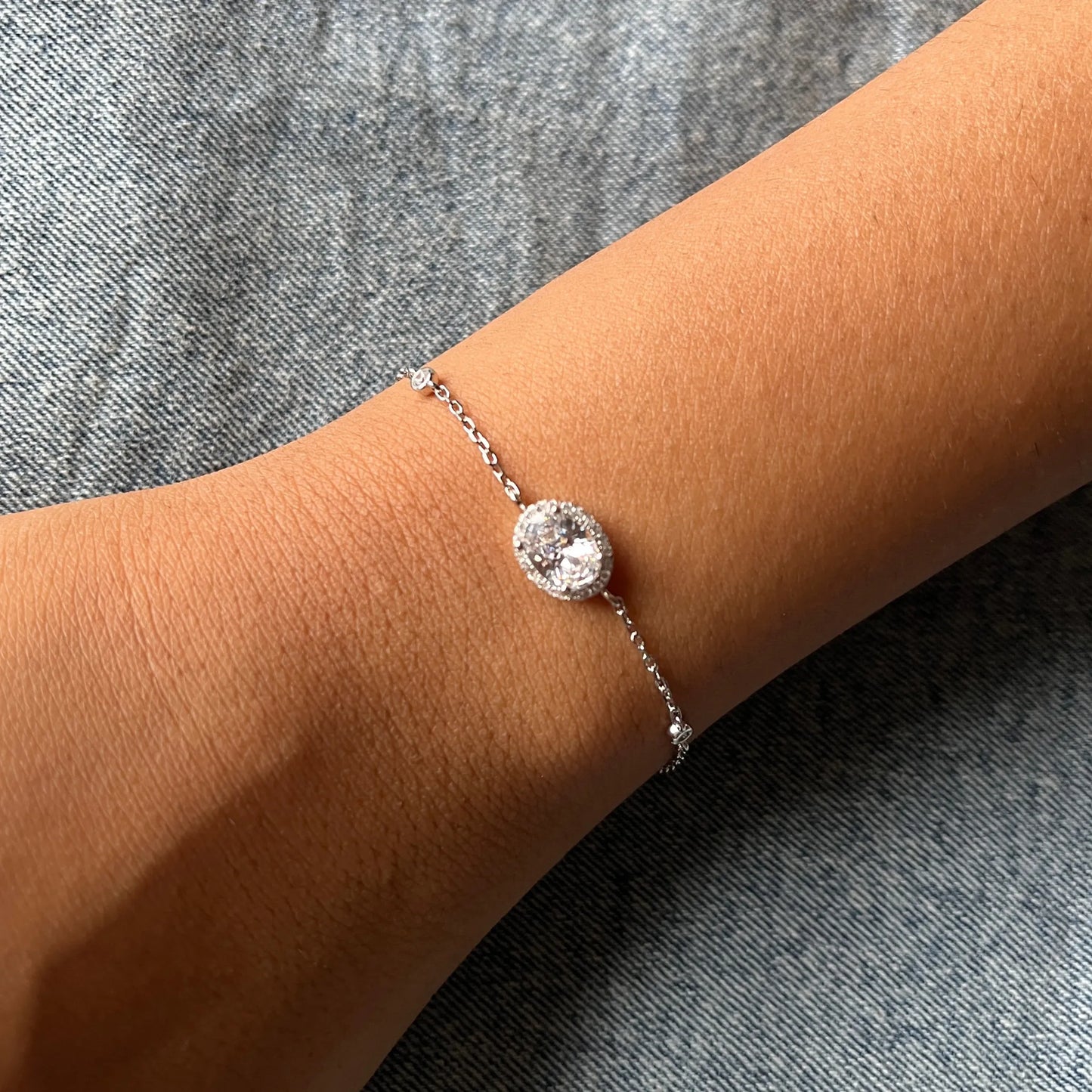 Elliptical Bracelet 925 Silver