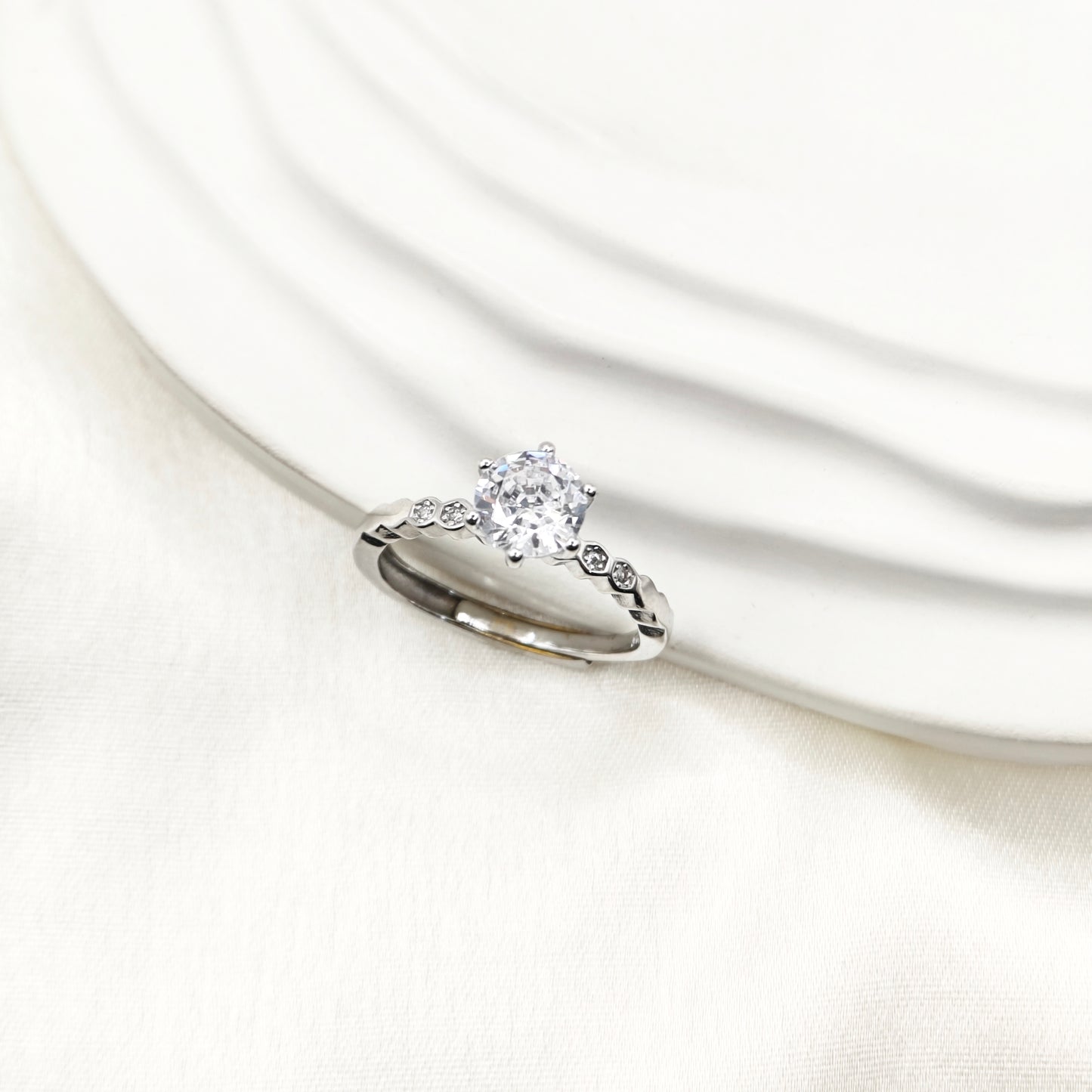 Solitaire Ring 925 Silver