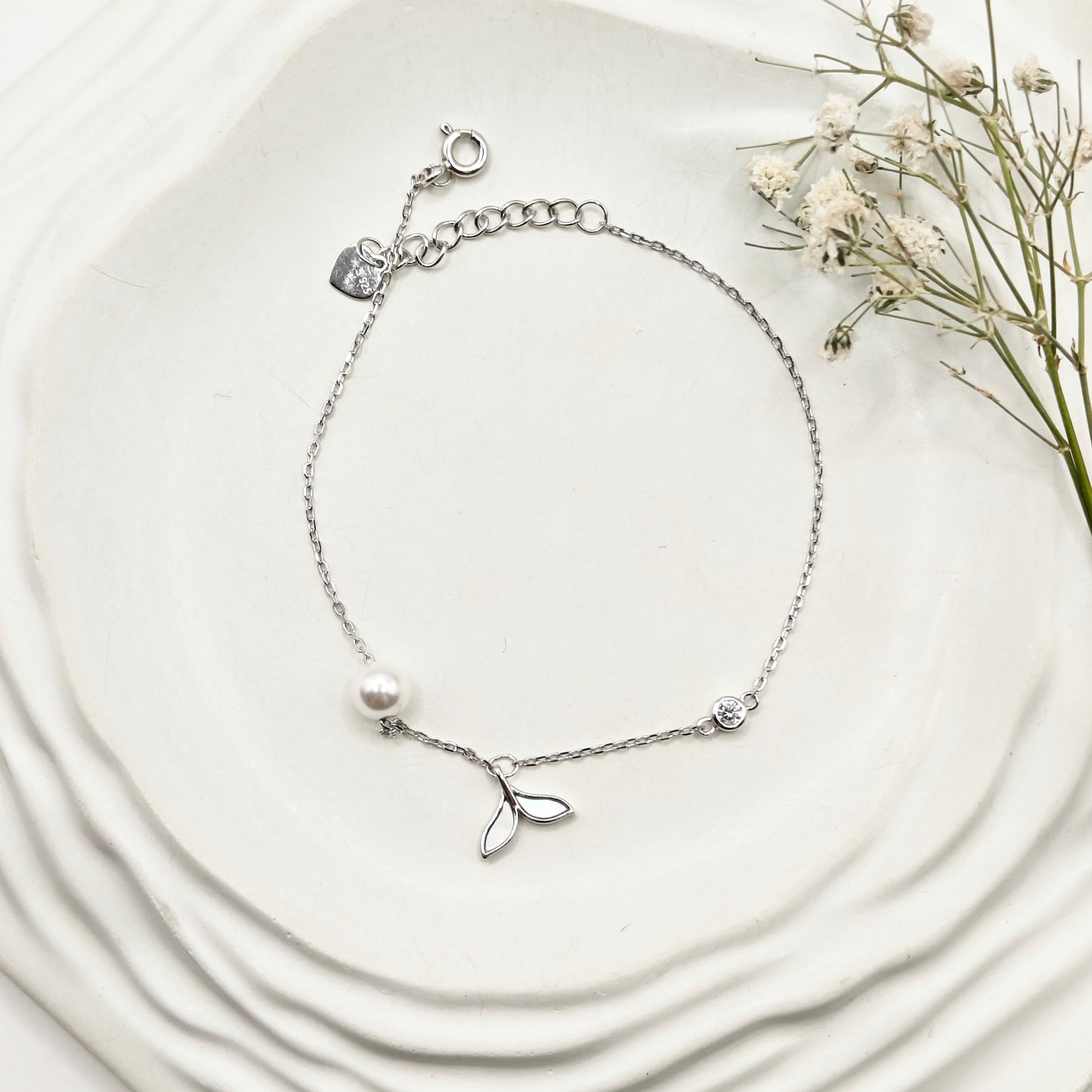 Mermaid Tail Bracelet 925 Silver