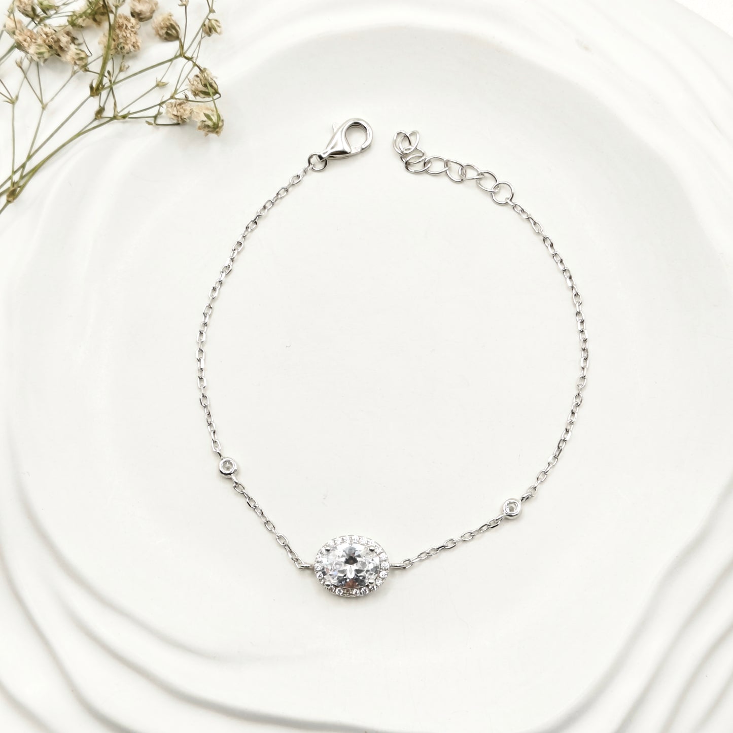 Elliptical Bracelet 925 Silver
