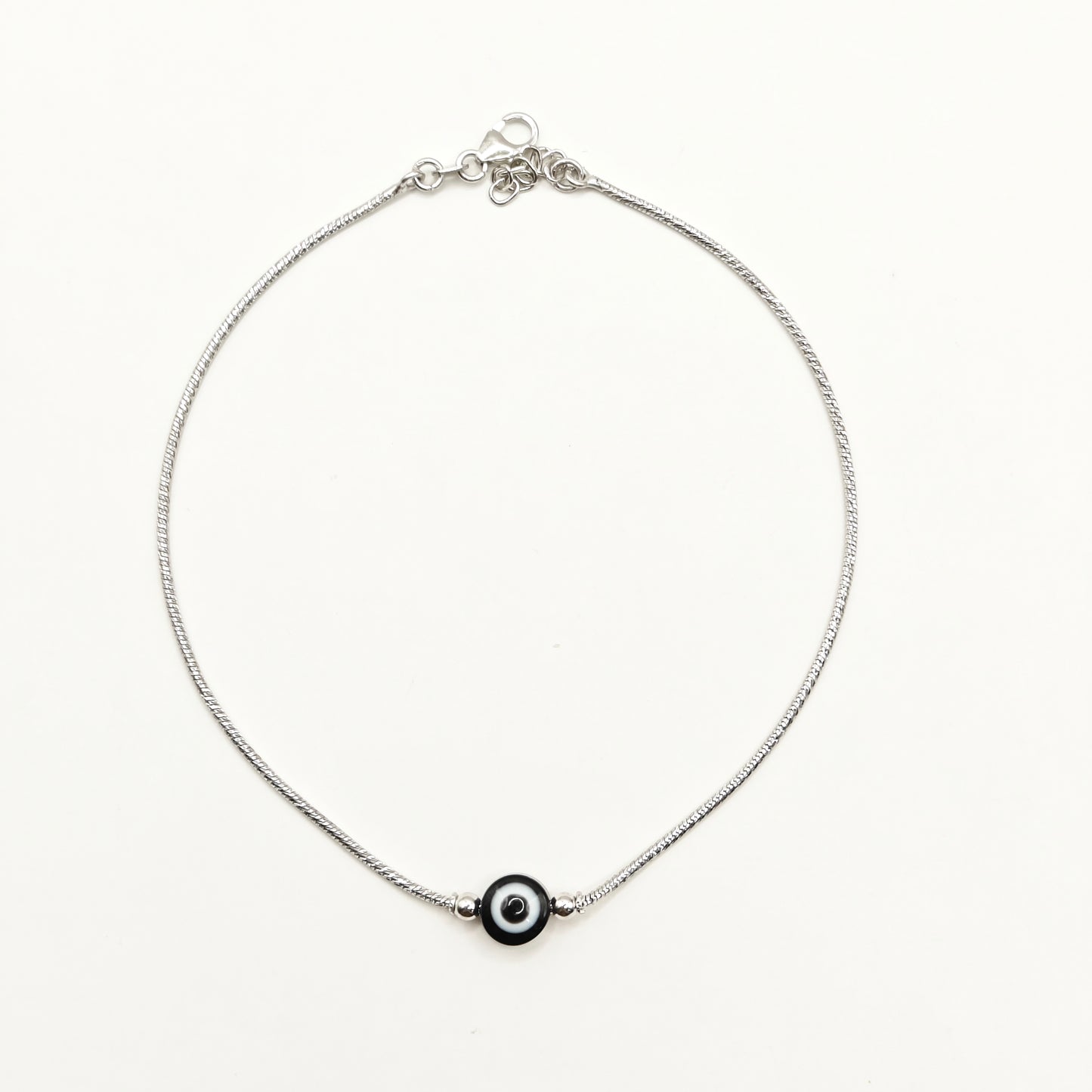Evil Eye Anklet 925 Silver
