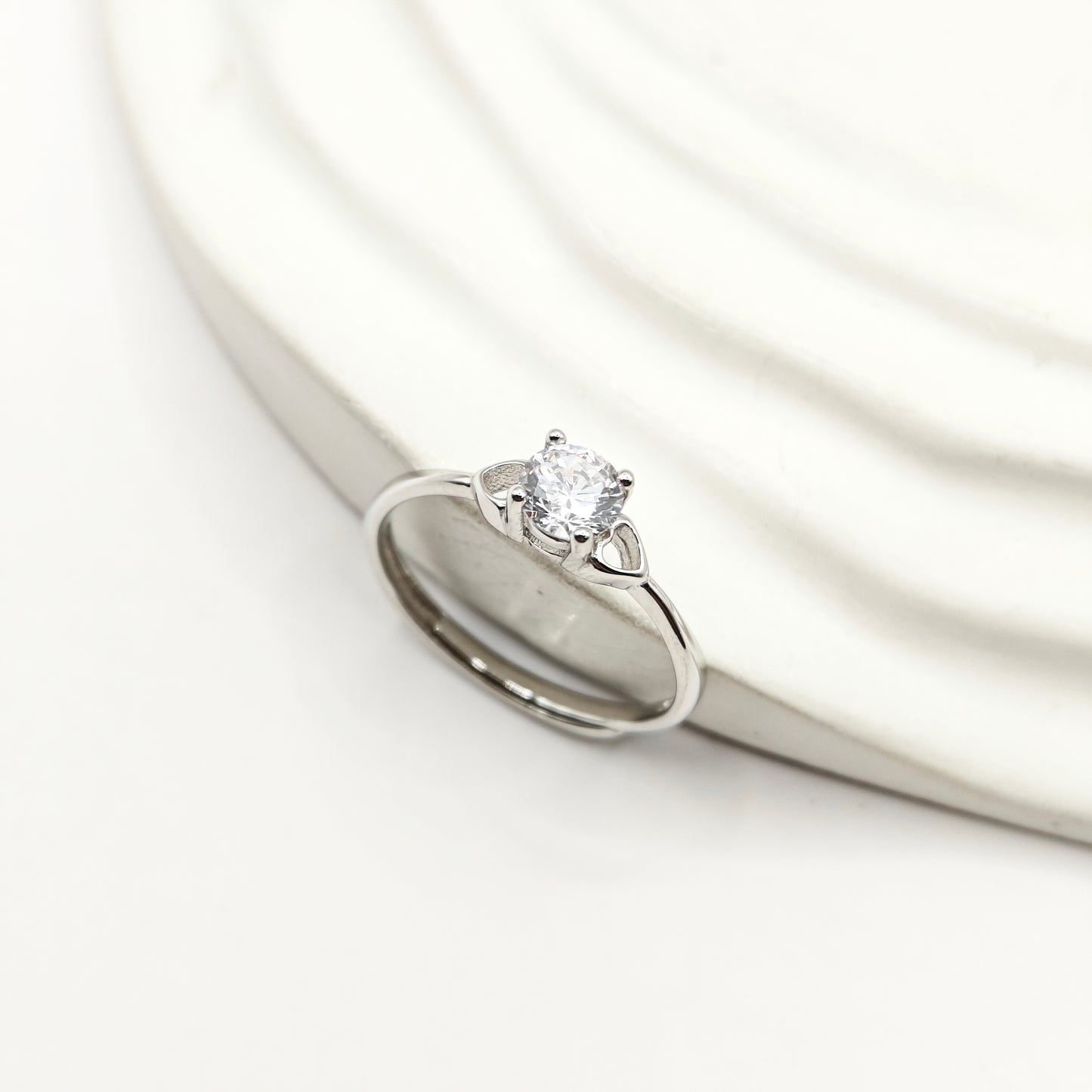 Solitaire Ring 925 Silver