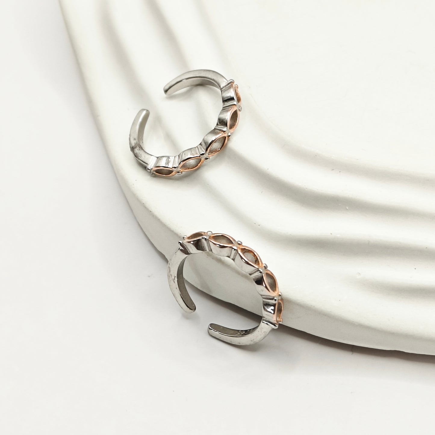 Aria Two-Tone Toering 925 Silver