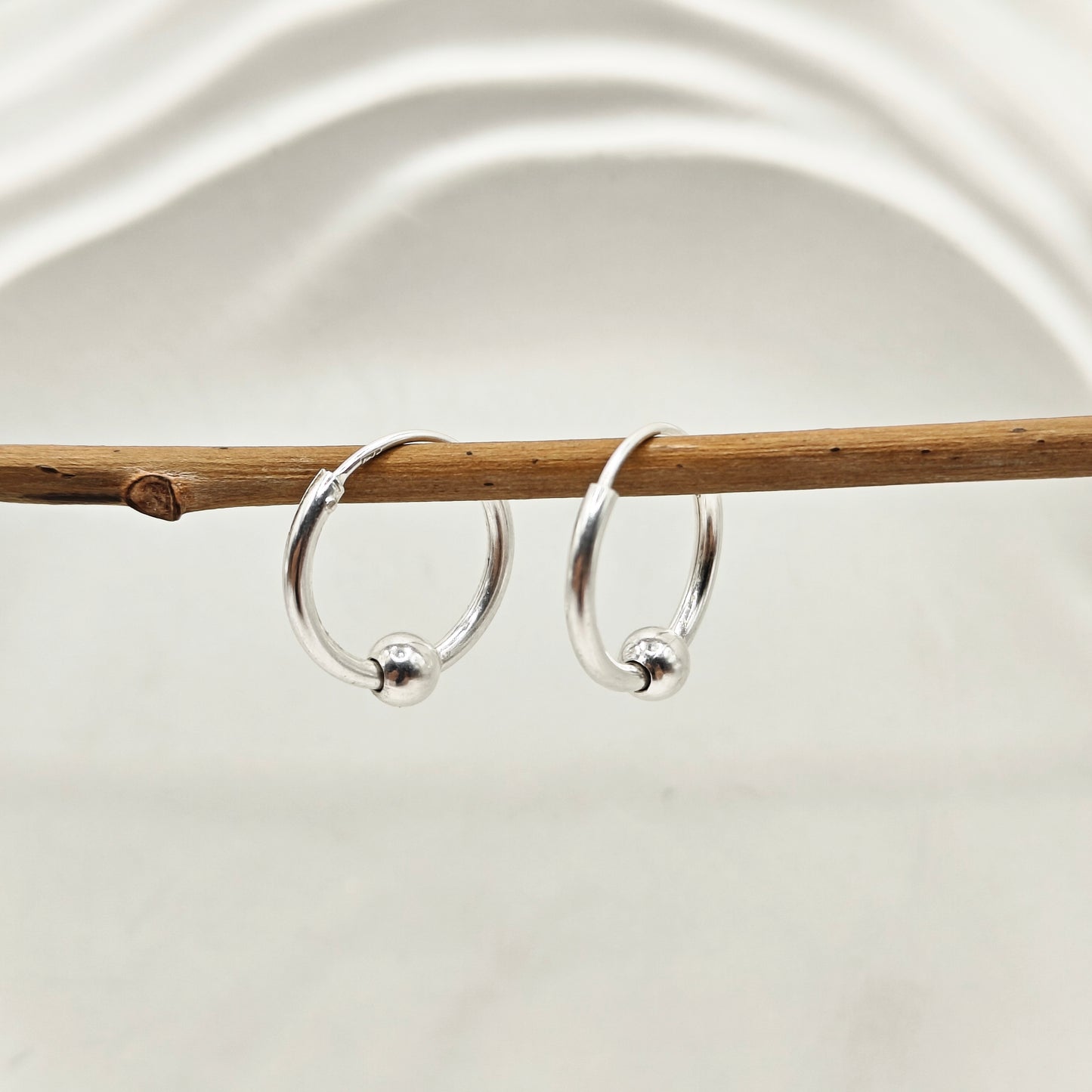 Sherlyn Hoop Earrings 925 Silver