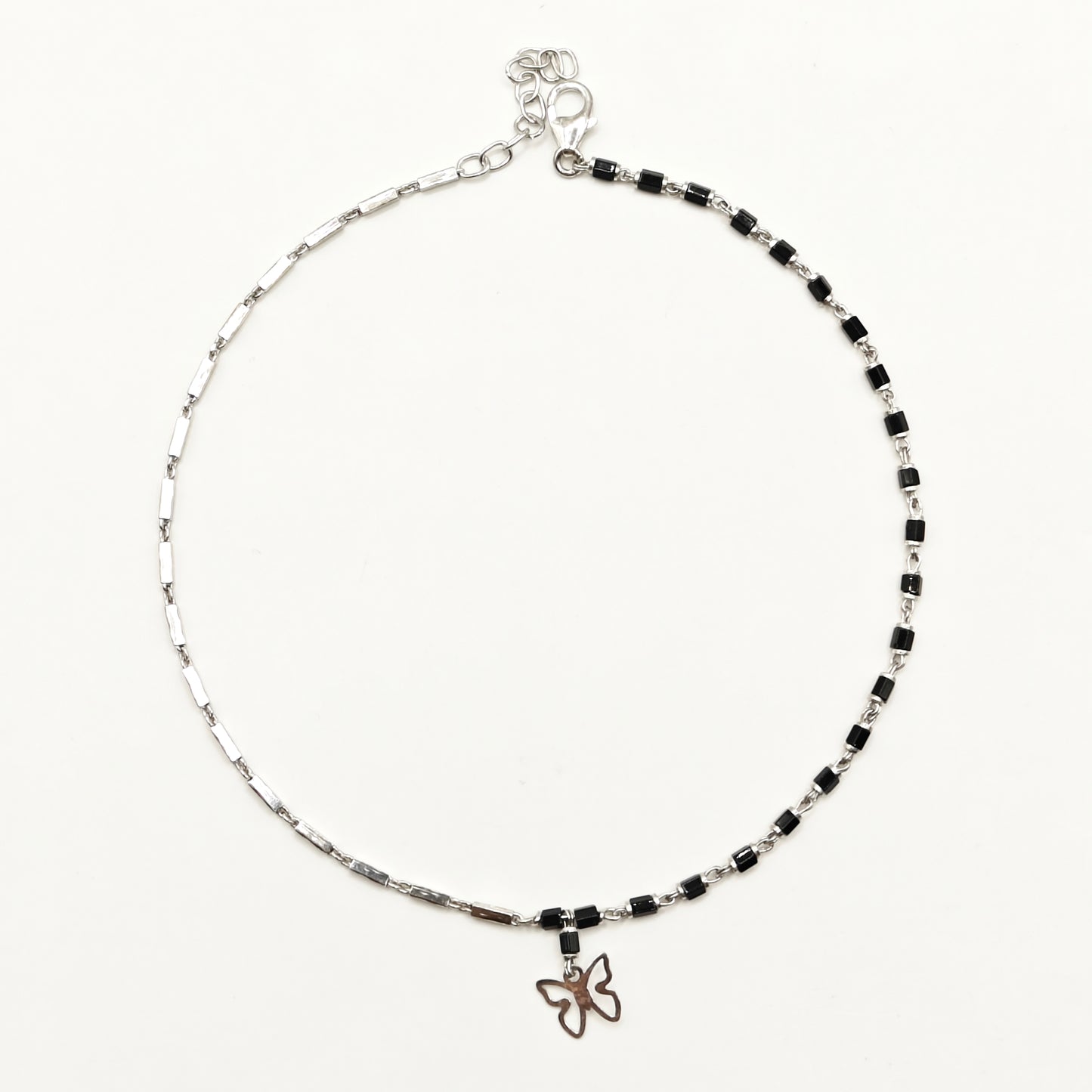 Butterfly Anklet 925 Silver