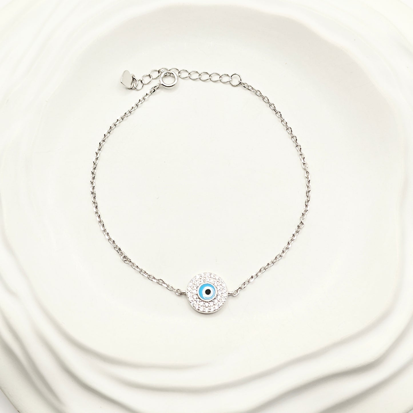 Evil Eye Bracelet 925 Silver