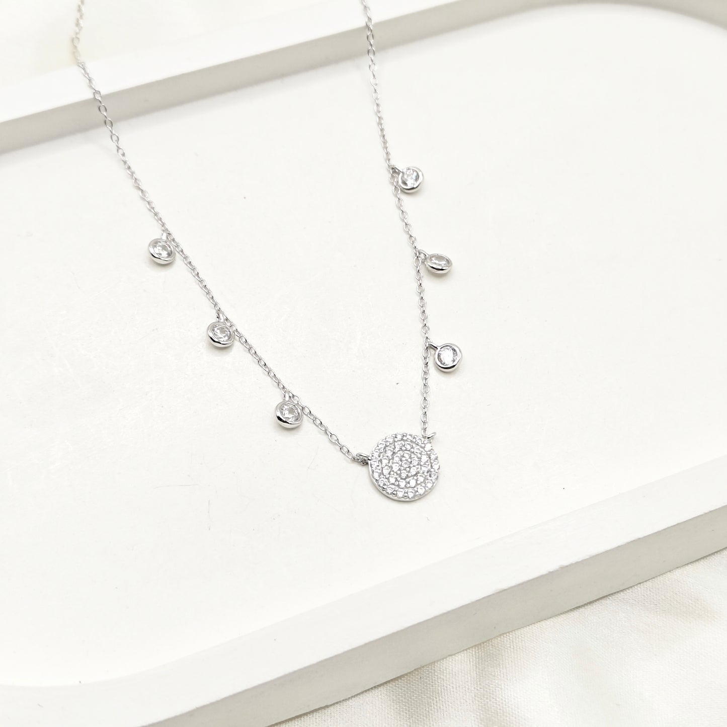 Ella Charm Necklace 925 Silver