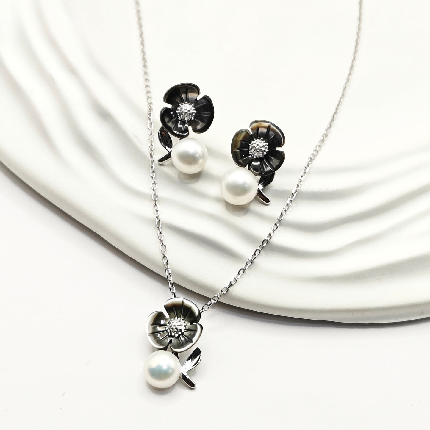 Evelyn Jewellery Set 925 Silver
