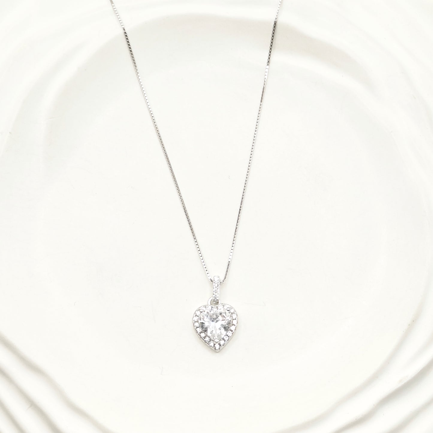 Heart Jewellery Set 925 Silver