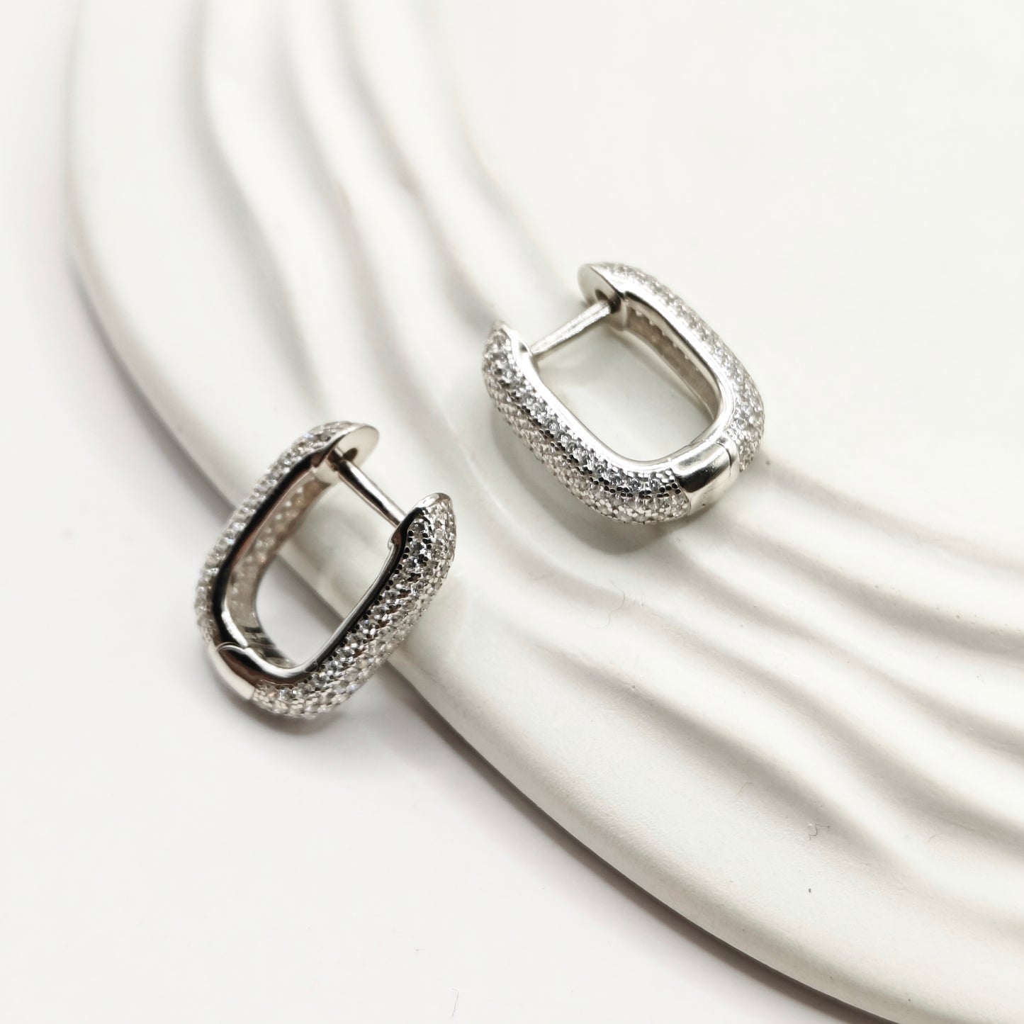 Ola Hoop Earrings 925 Silver