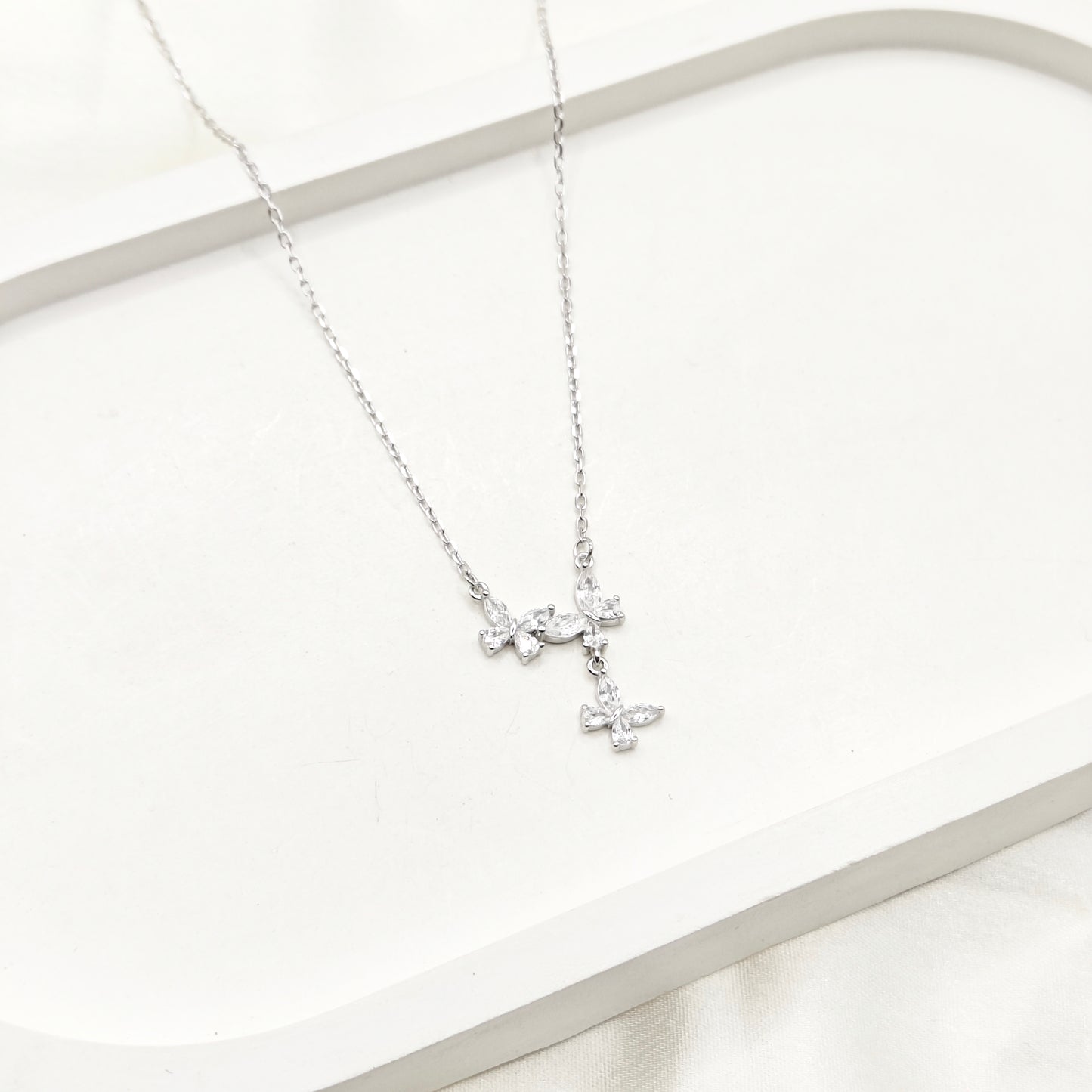 Butterfly Necklace 925 Silver