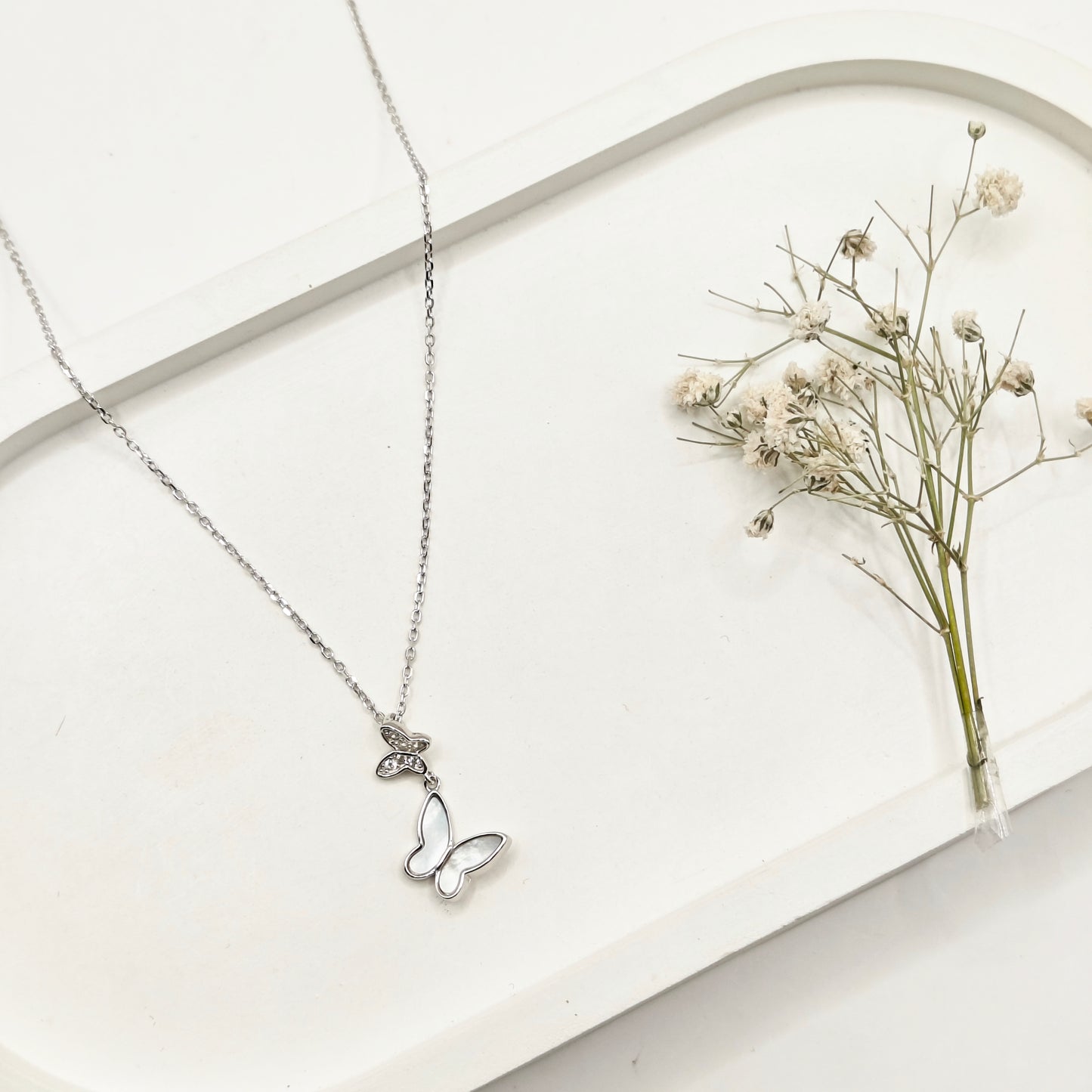 Butterfly Necklace 925 Silver