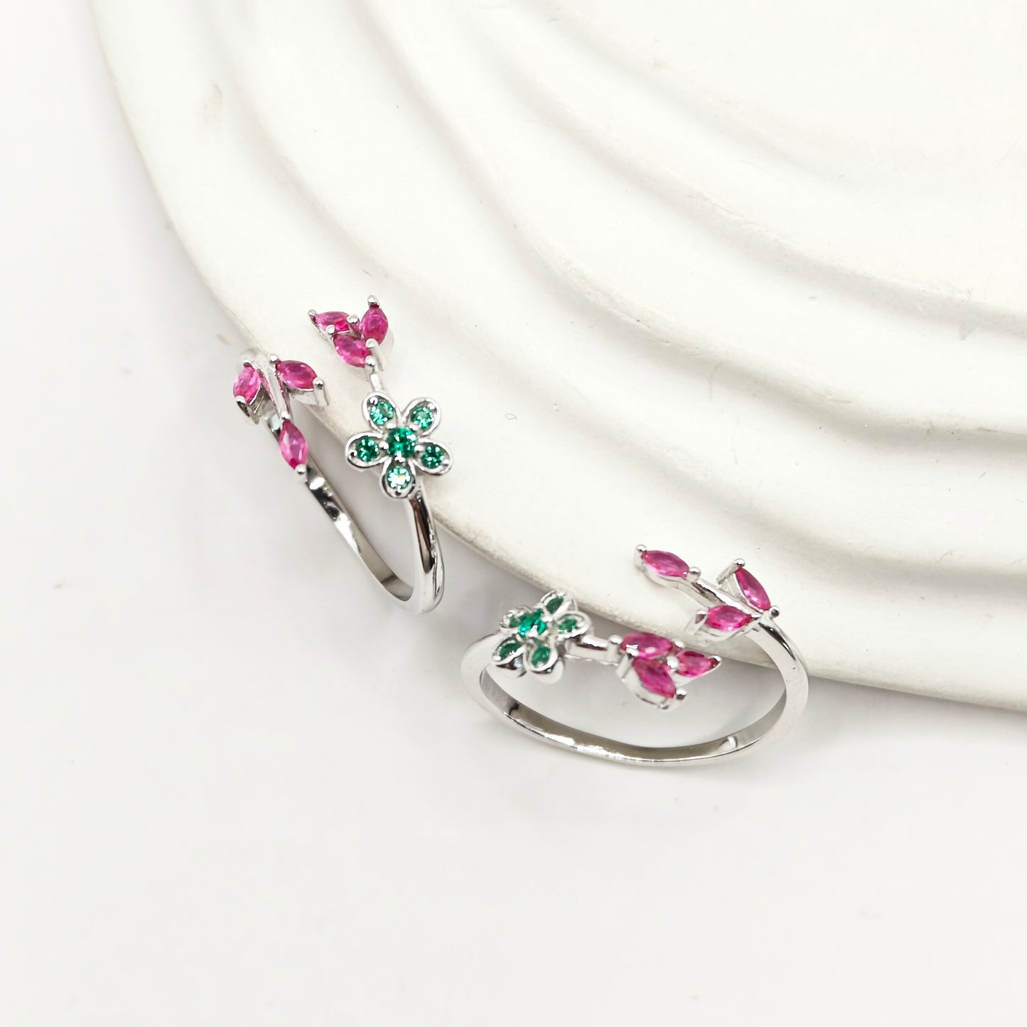 Flower Toering 925 Silver