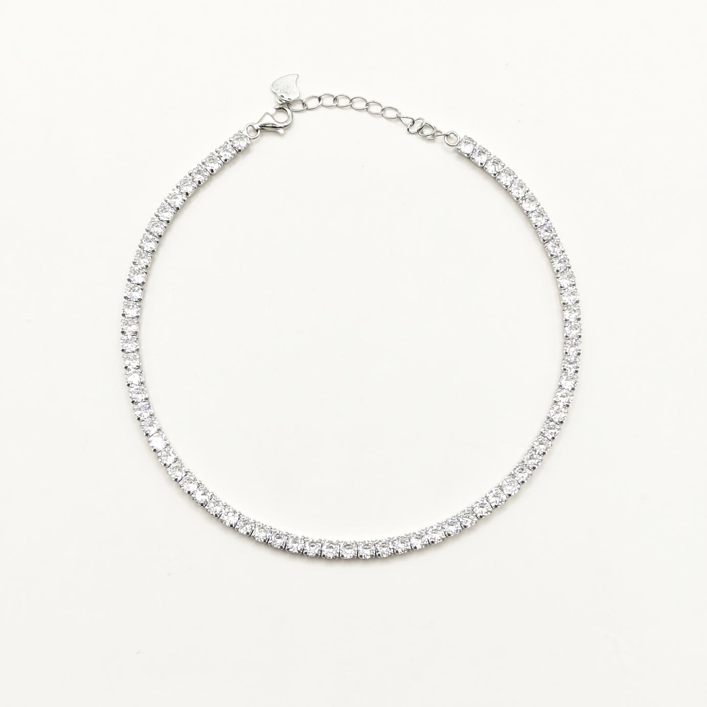 Tennis Anklet 925 Silver