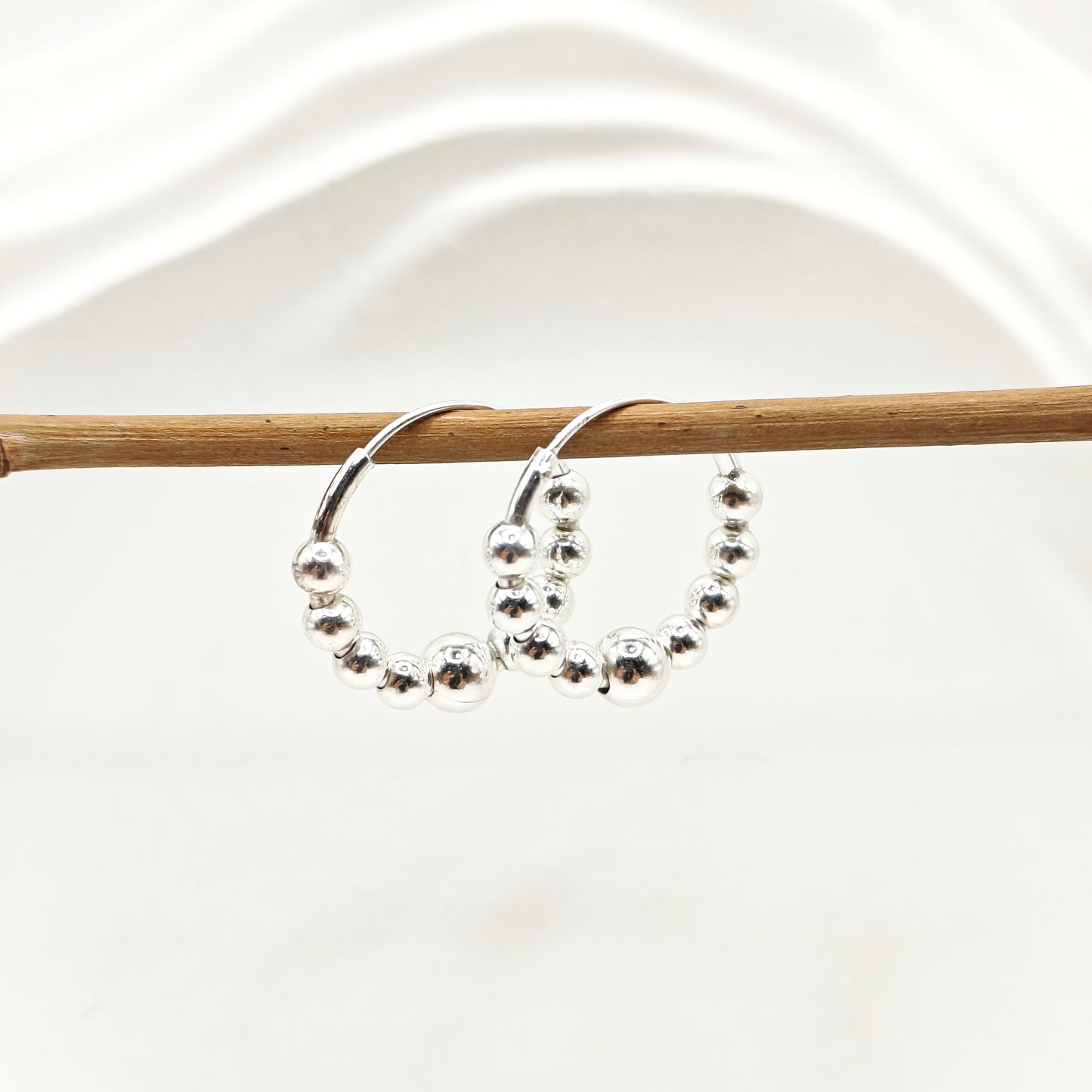 Cora Hoop Earrings 925 Silver