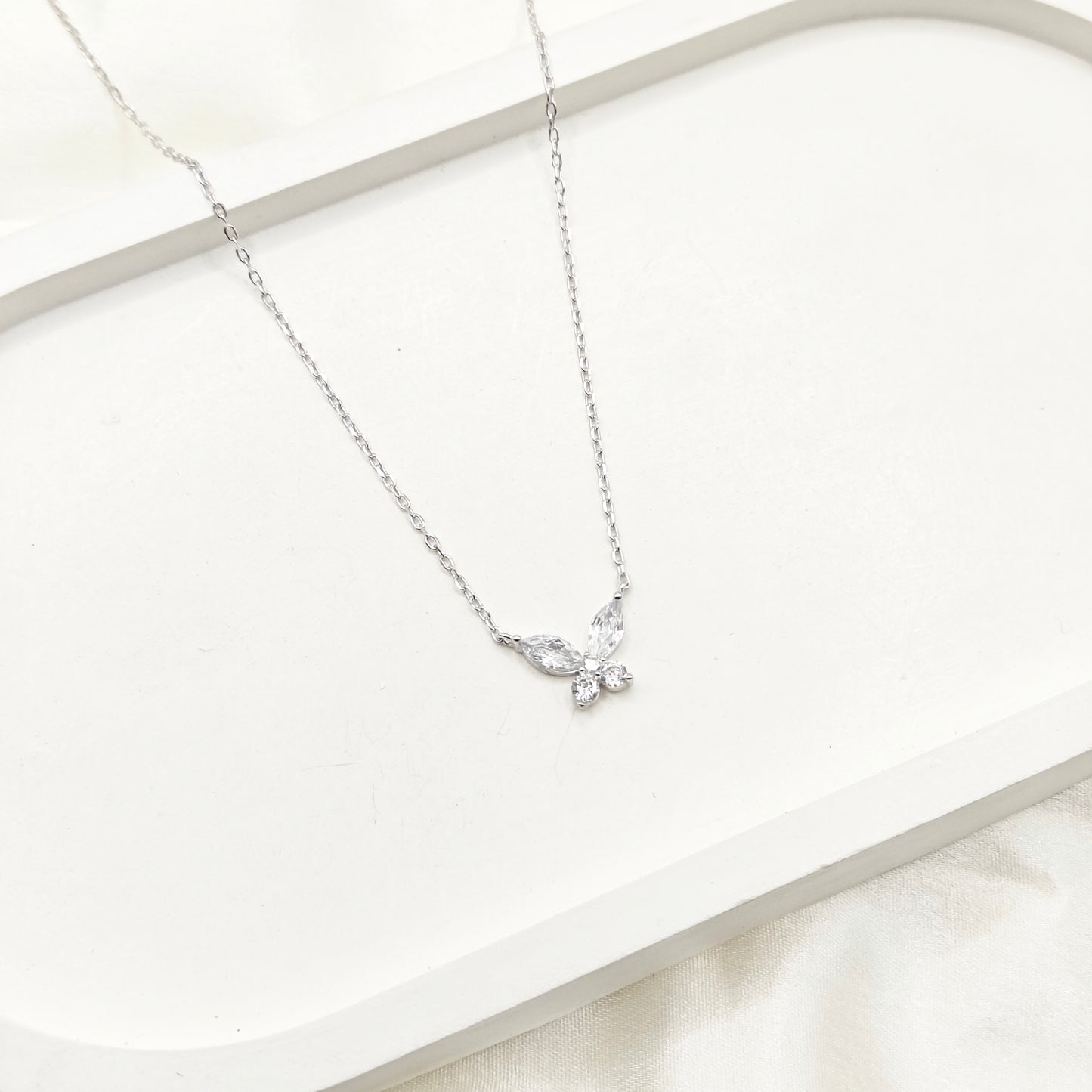 Butterfly Necklace 925 Silver