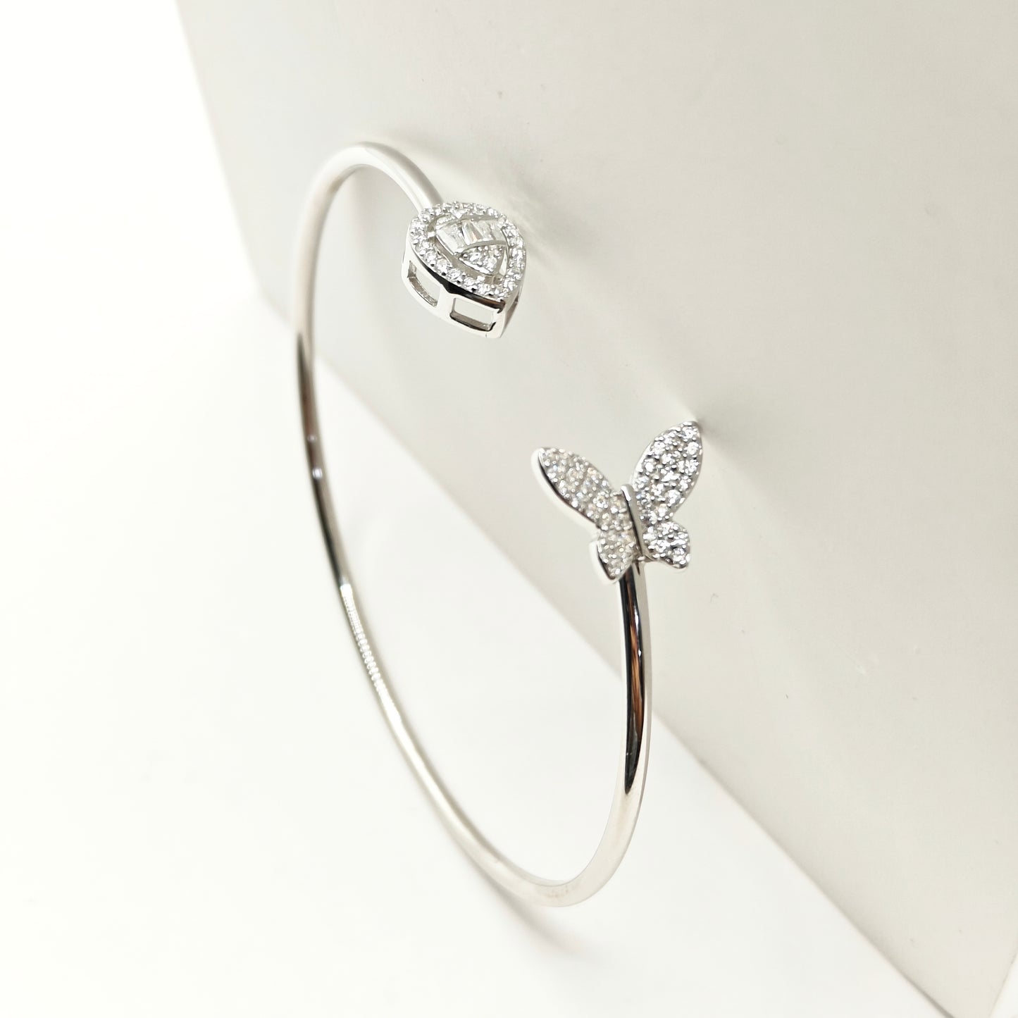Butterfly Cuff Bracelet 925 Silver