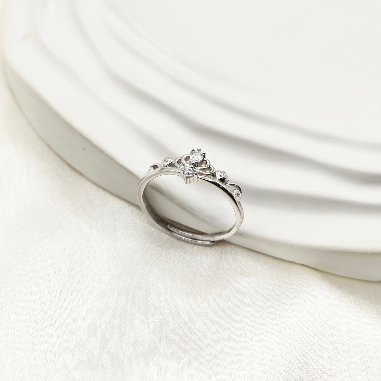 Princess Crown Ring 925 Silver