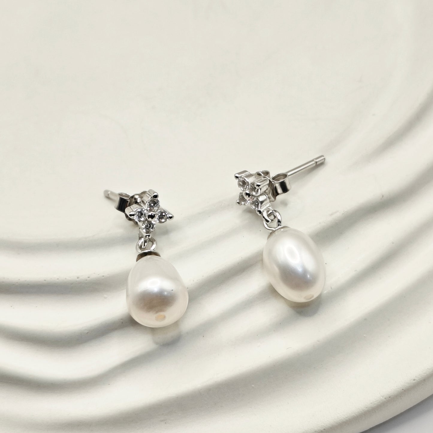 Shelly Pearl Jewellery Set 925 Silver