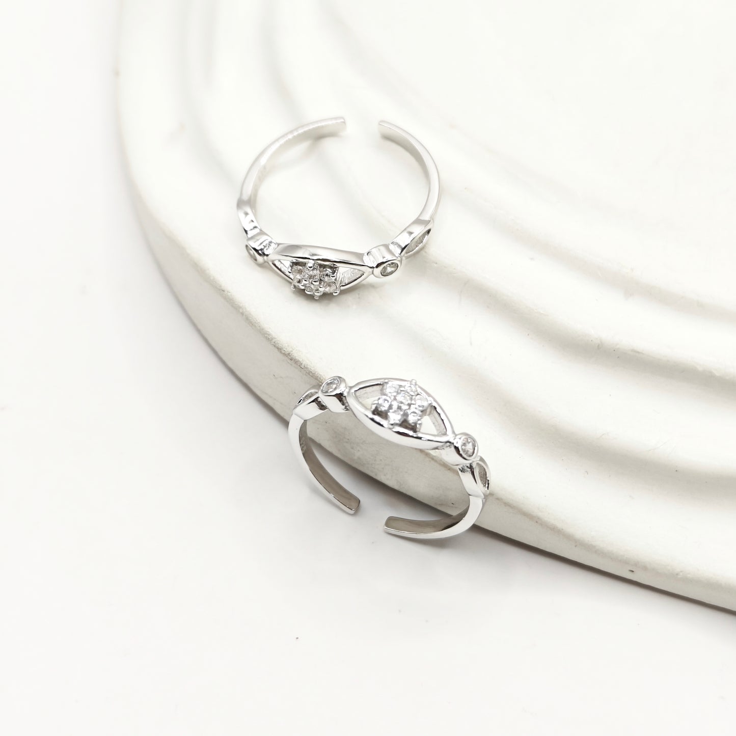 Flower Toering 925 Silver