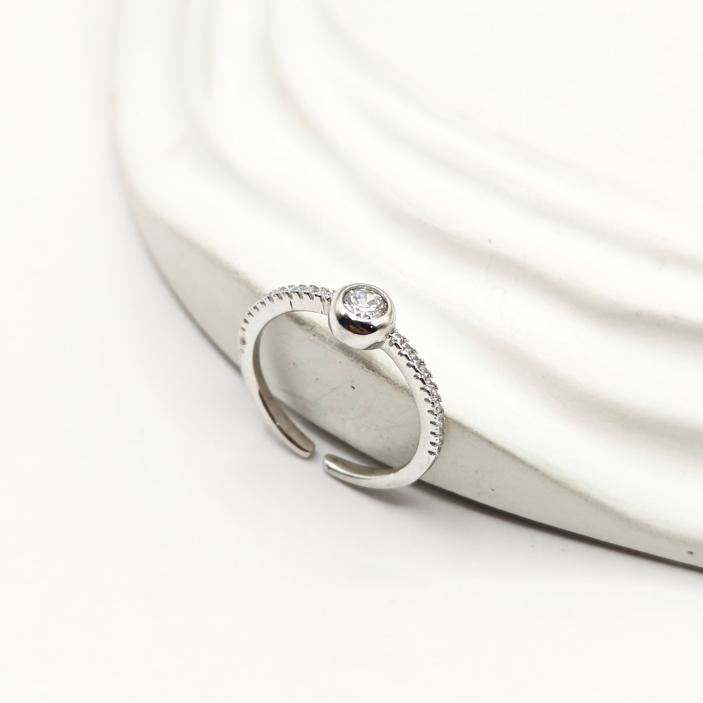 Bezel Ring 925 Silver
