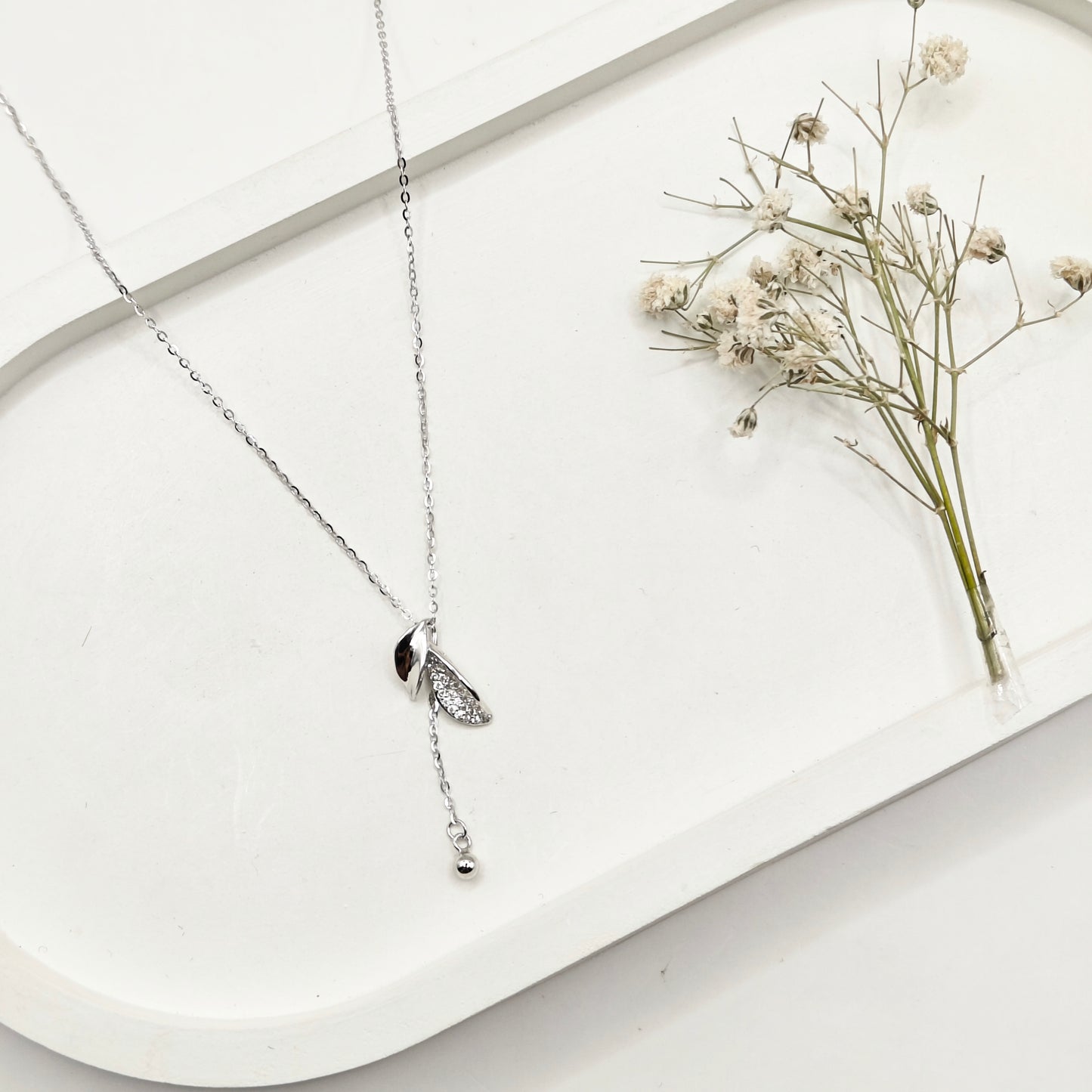 Leaf Necklace 925 Silver