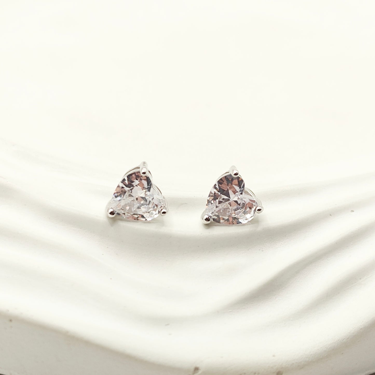 Heart Earrings 925 Silver