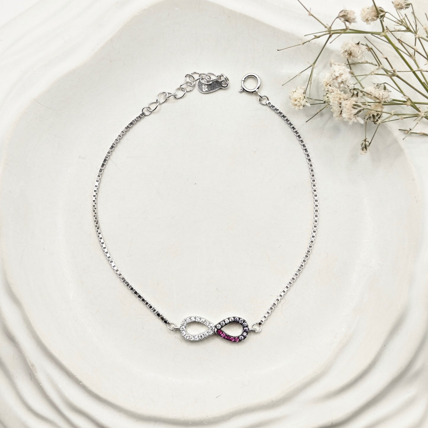Infinity Bracelet 925 Silver