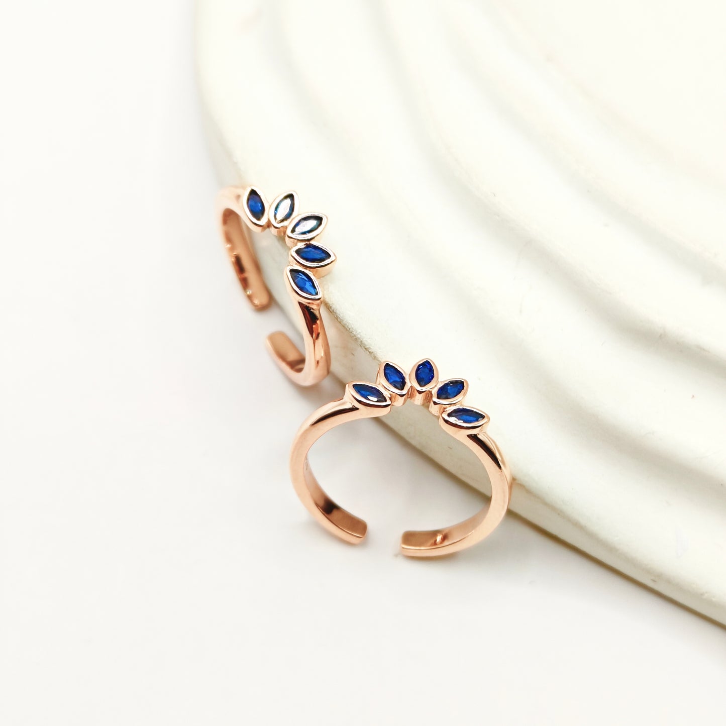 Lotus Rosegold Plated Toering 925 Silver