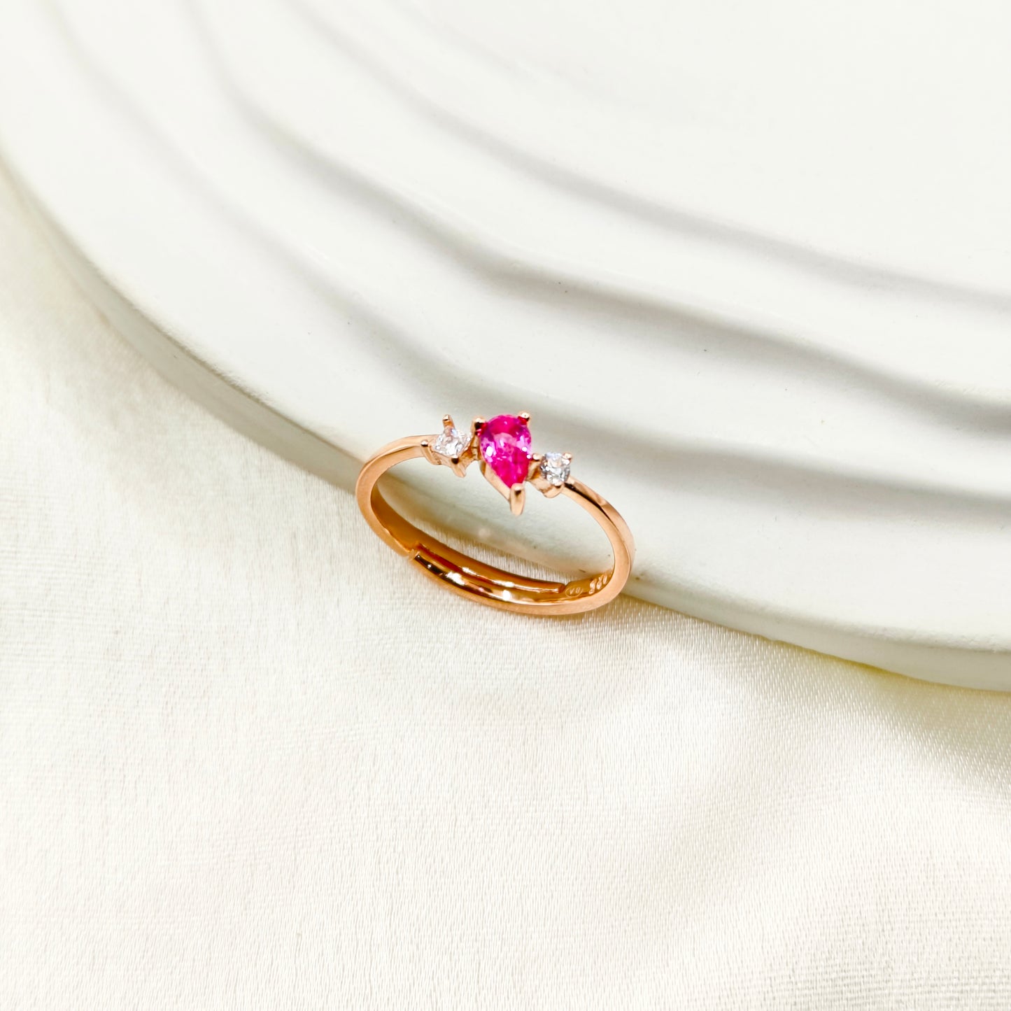 Alyaa Ring Rosegold Plated 925 Silver