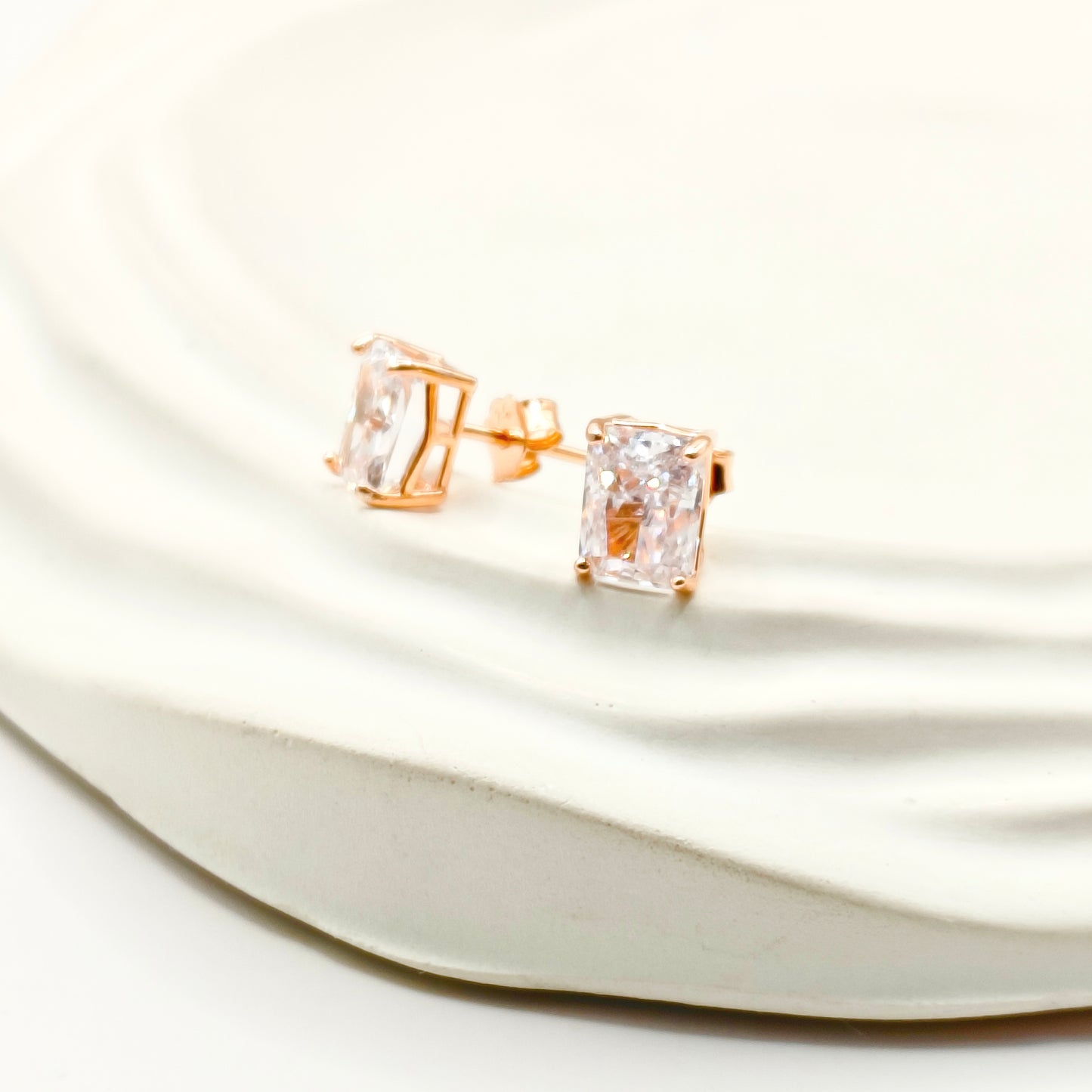 Solitaire Mangalsutra Set Rosegold Plated 925 Silver