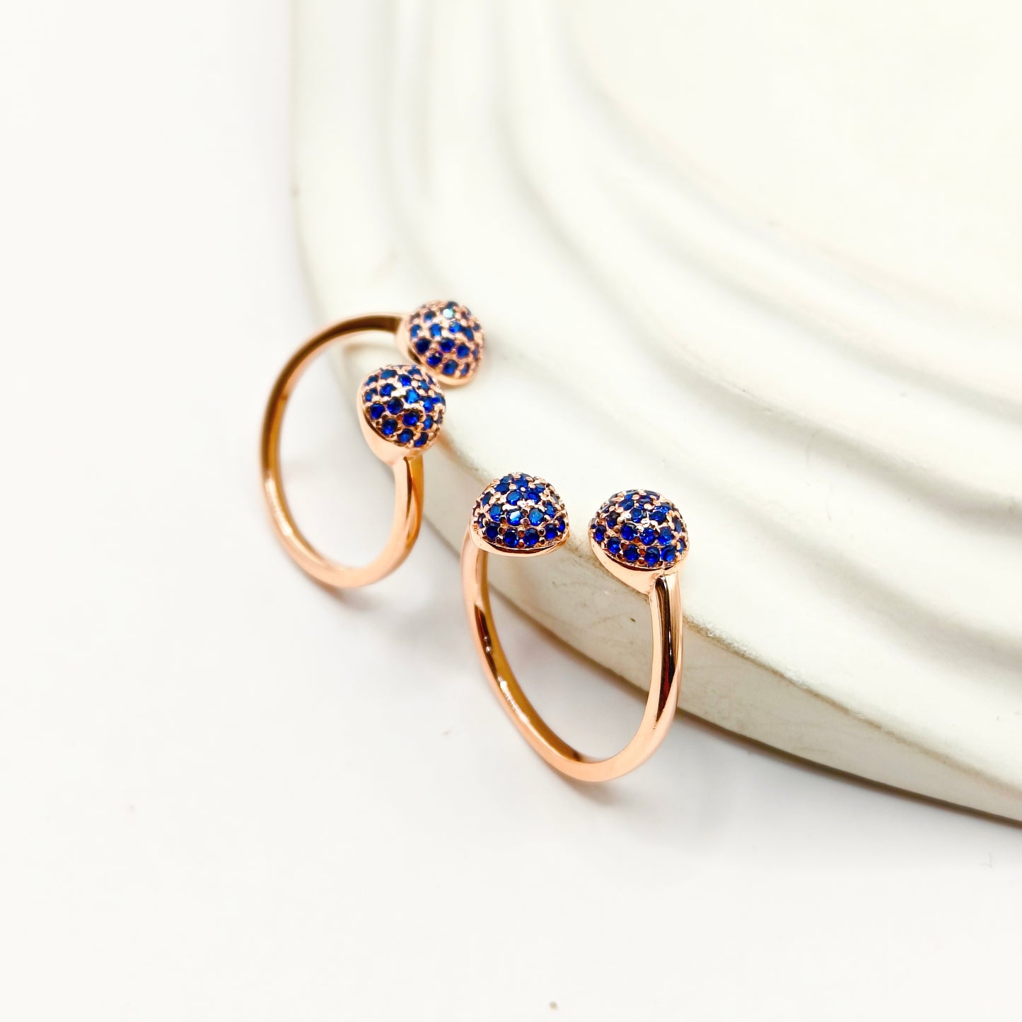 Seny Rosegold Plated Toering 925 Silver